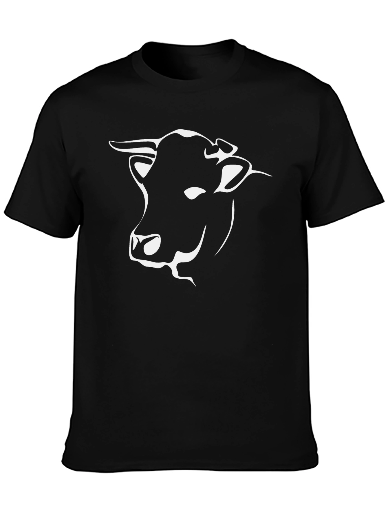 Cool Bull Graphic Tee - Black Cotton T-Shirt