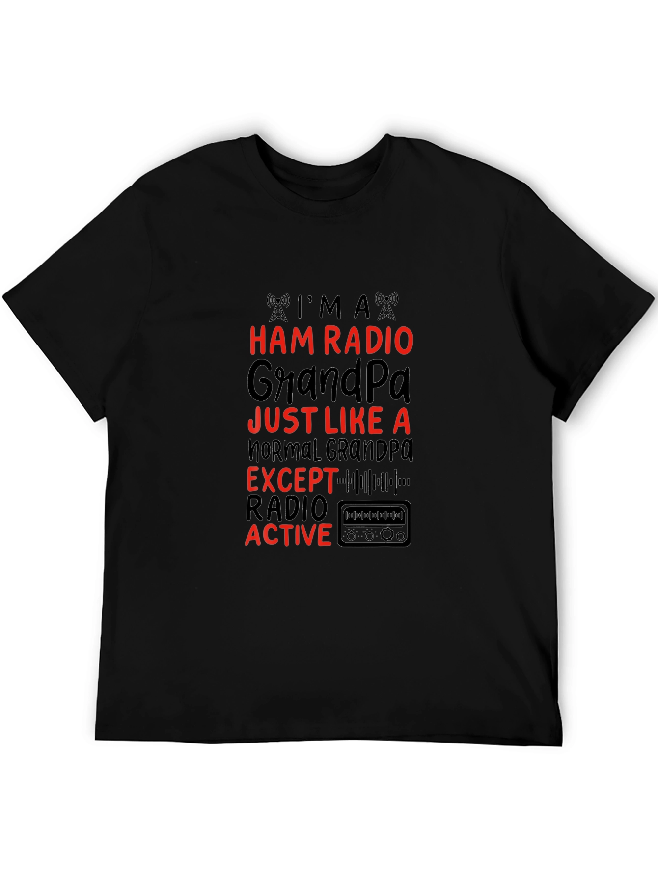 Ham Radio Grandpa T-Shirt - Active Grandpa Gift