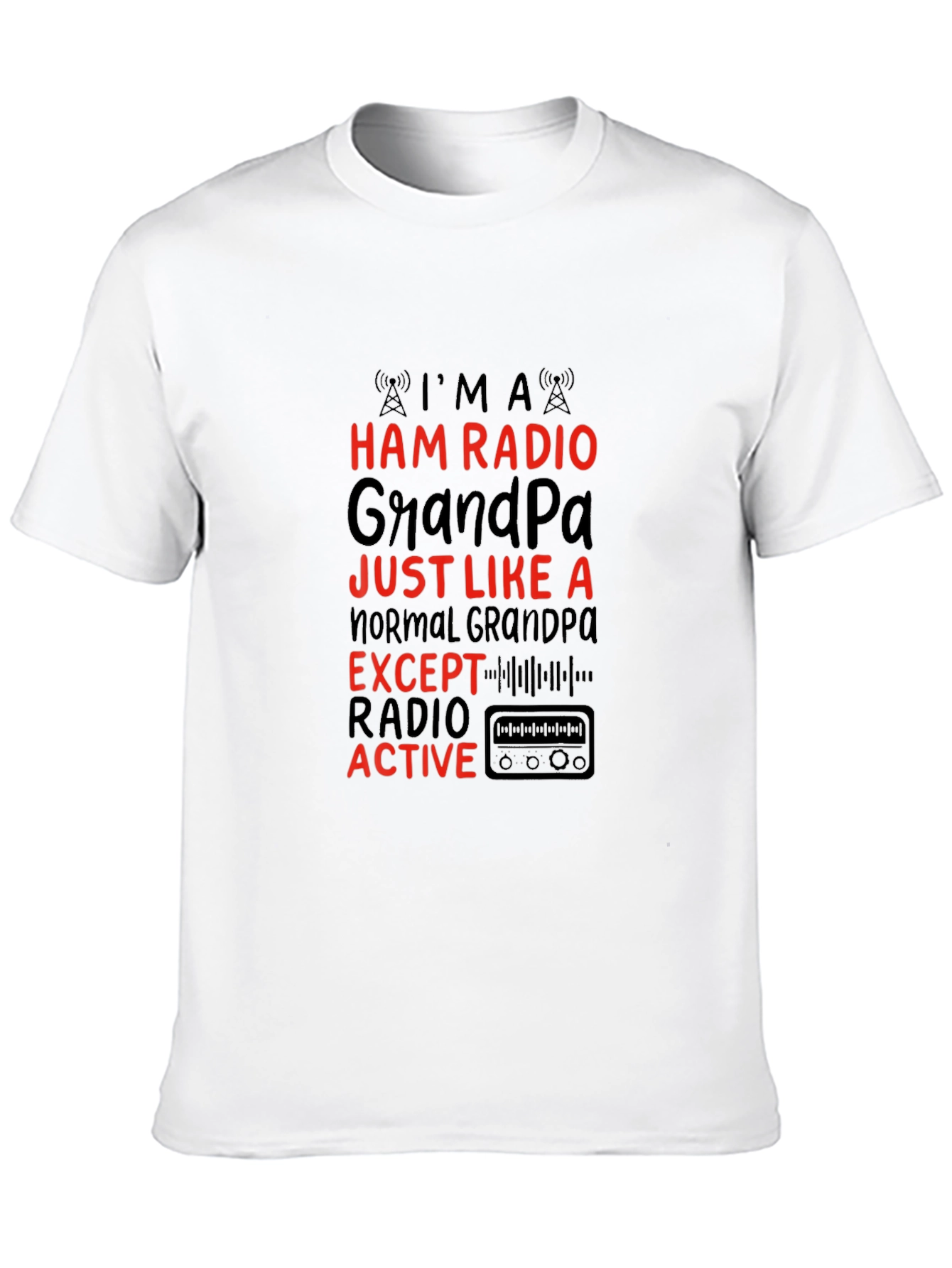 Ham Radio Grandpa T-Shirt - Active Grandpa Gift