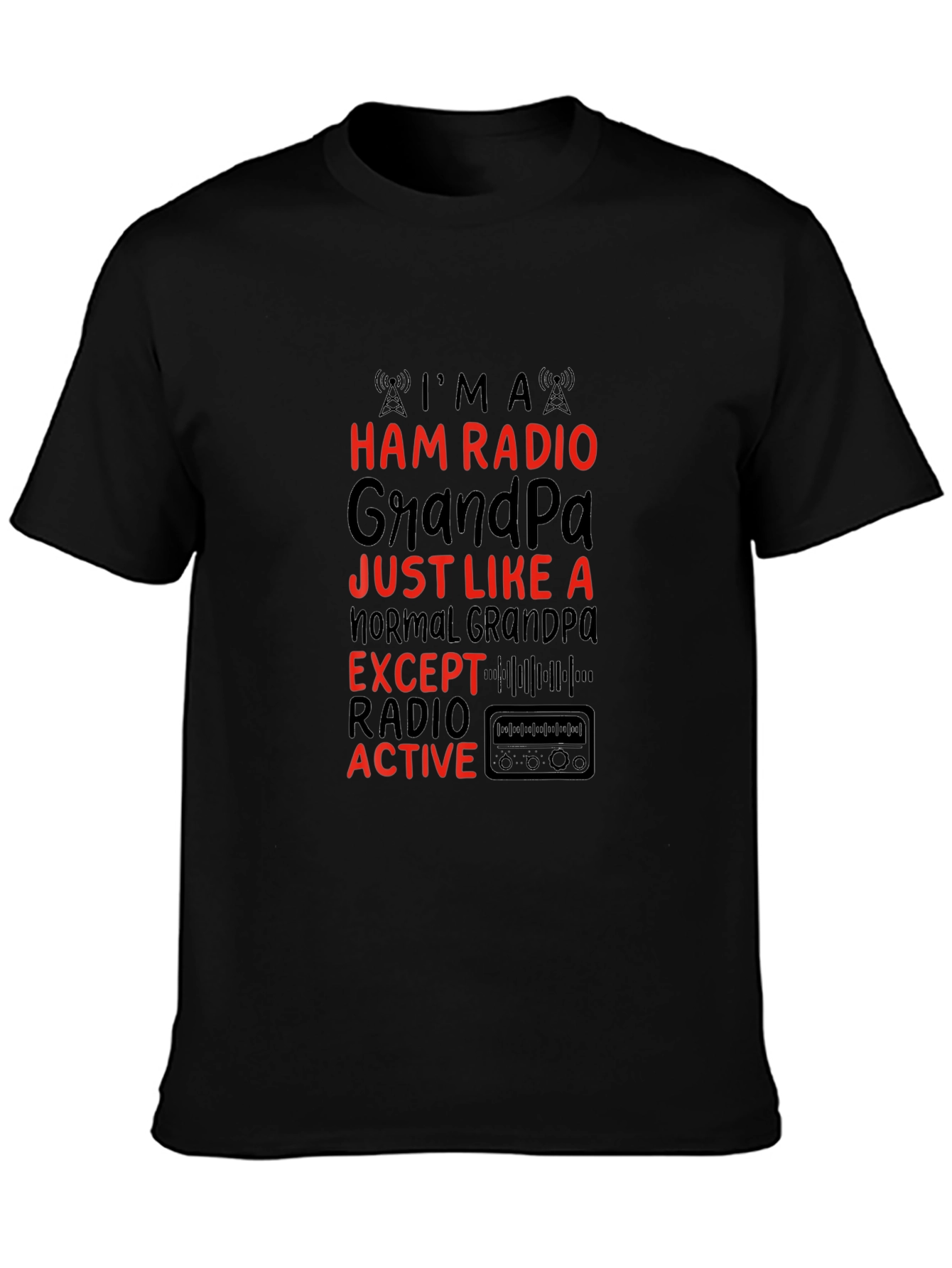 Ham Radio Grandpa T-Shirt - Active Grandpa Gift