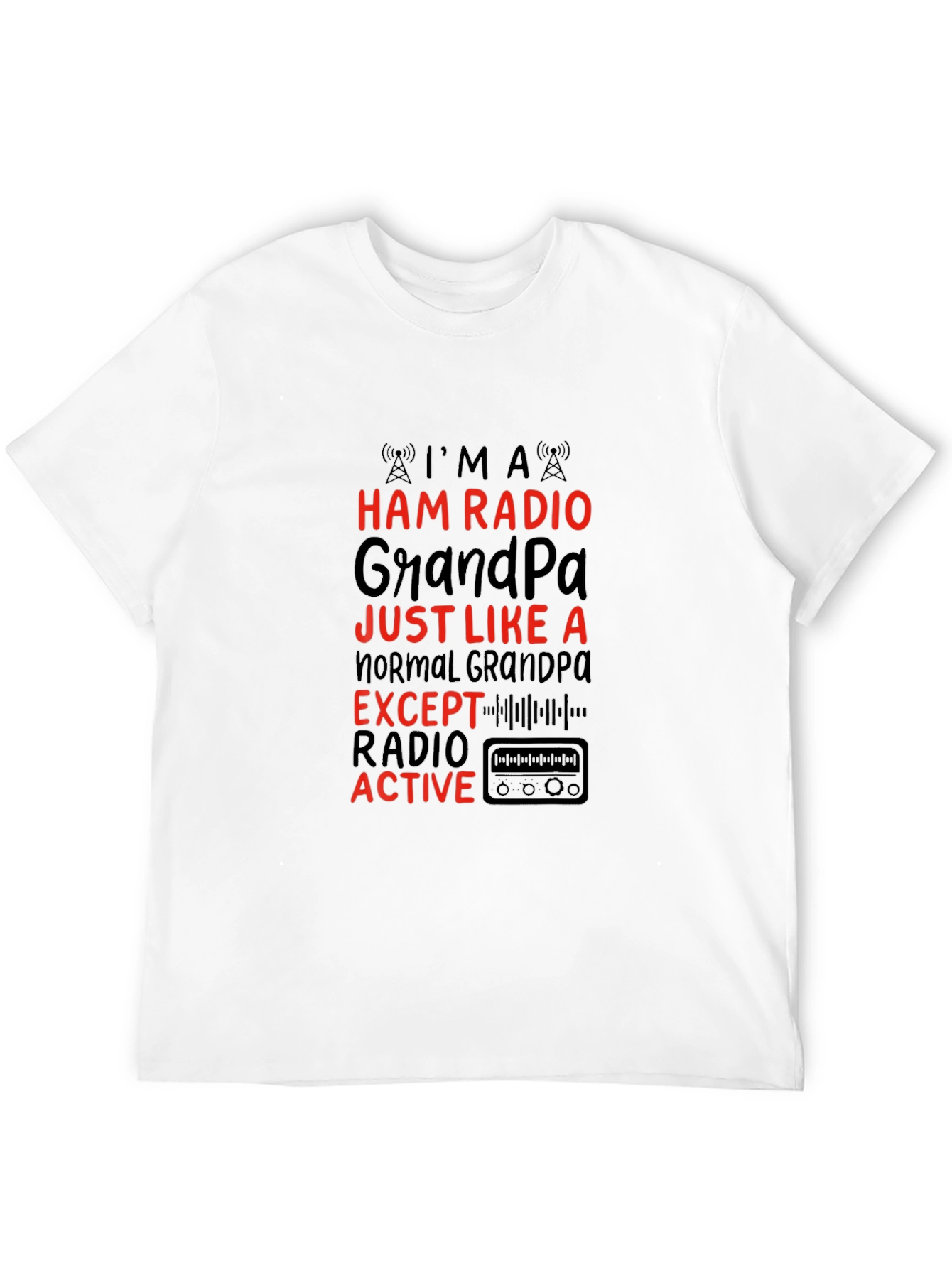 Ham Radio Grandpa T-Shirt - Active Grandpa Gift
