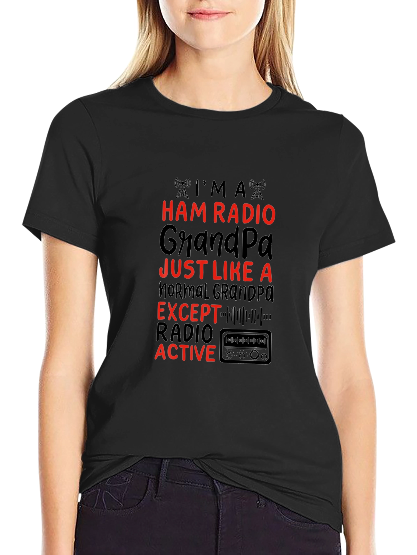 Ham Radio Grandpa T-Shirt - Active Grandpa Gift