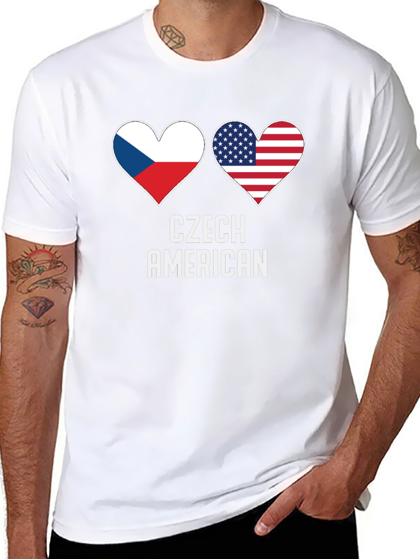 Czech American Pride T-Shirt