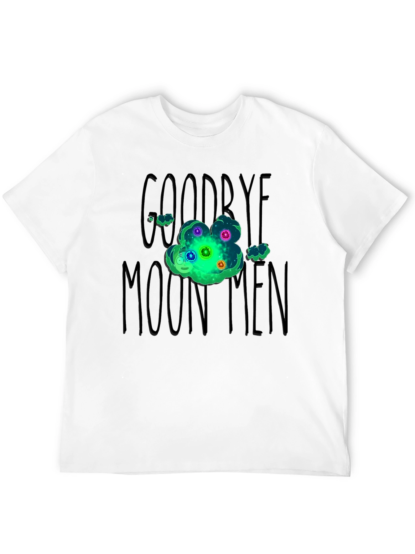 Goodbye Moonmen Rick and Morty Graphic T-Shirt