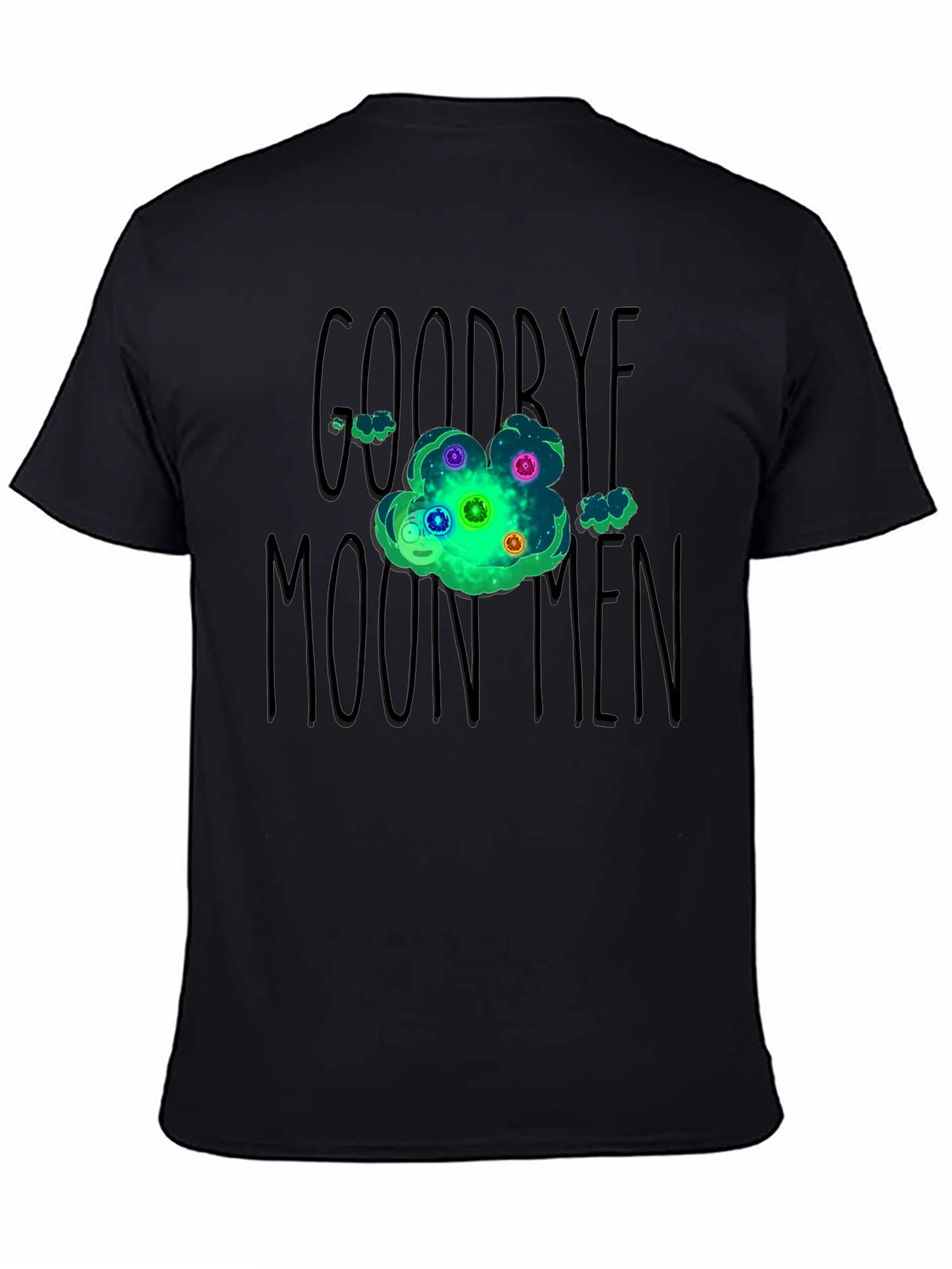 Goodbye Moonmen Rick and Morty Graphic T-Shirt