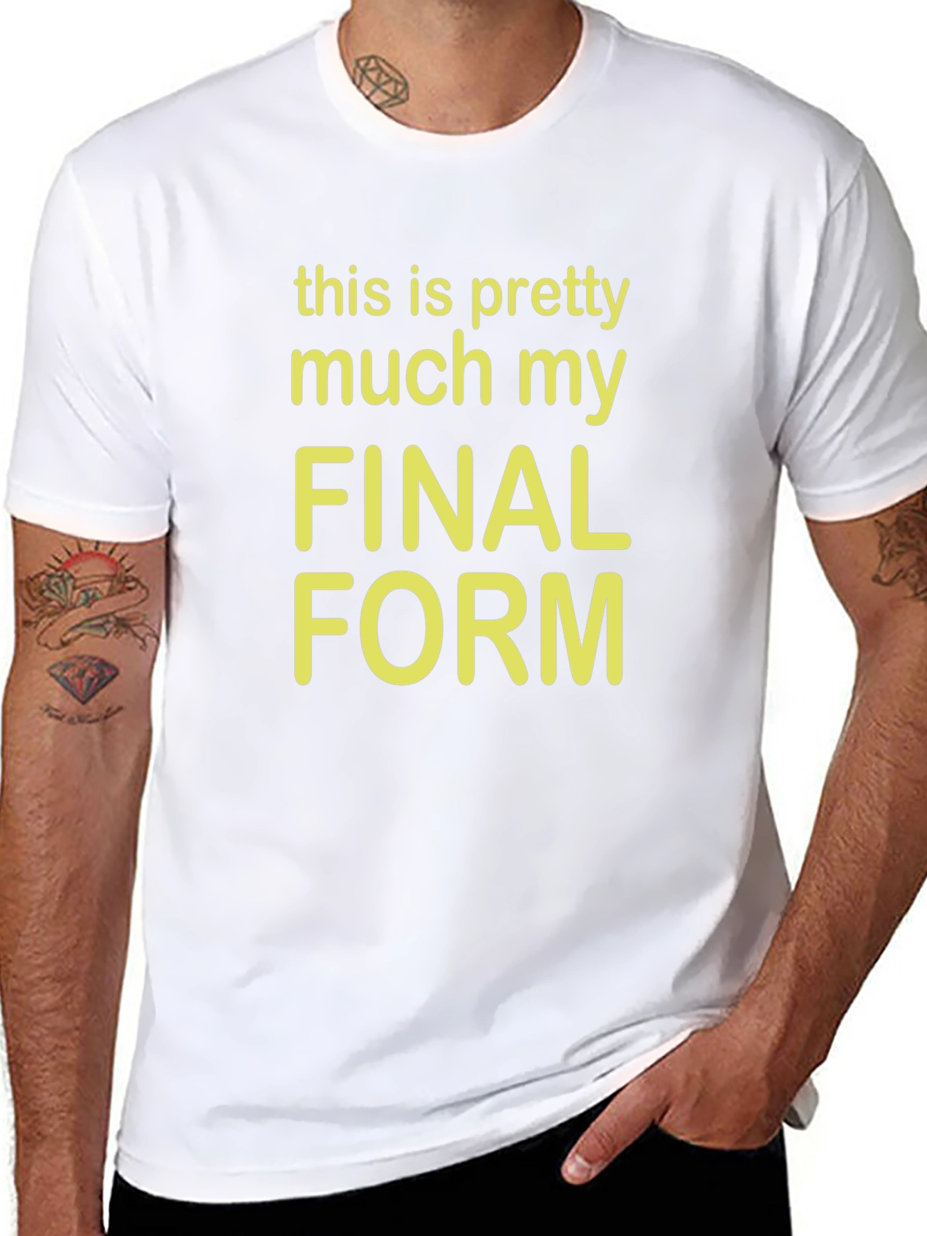 Final Form Graphic Tee - Funny Novelty T-Shirt