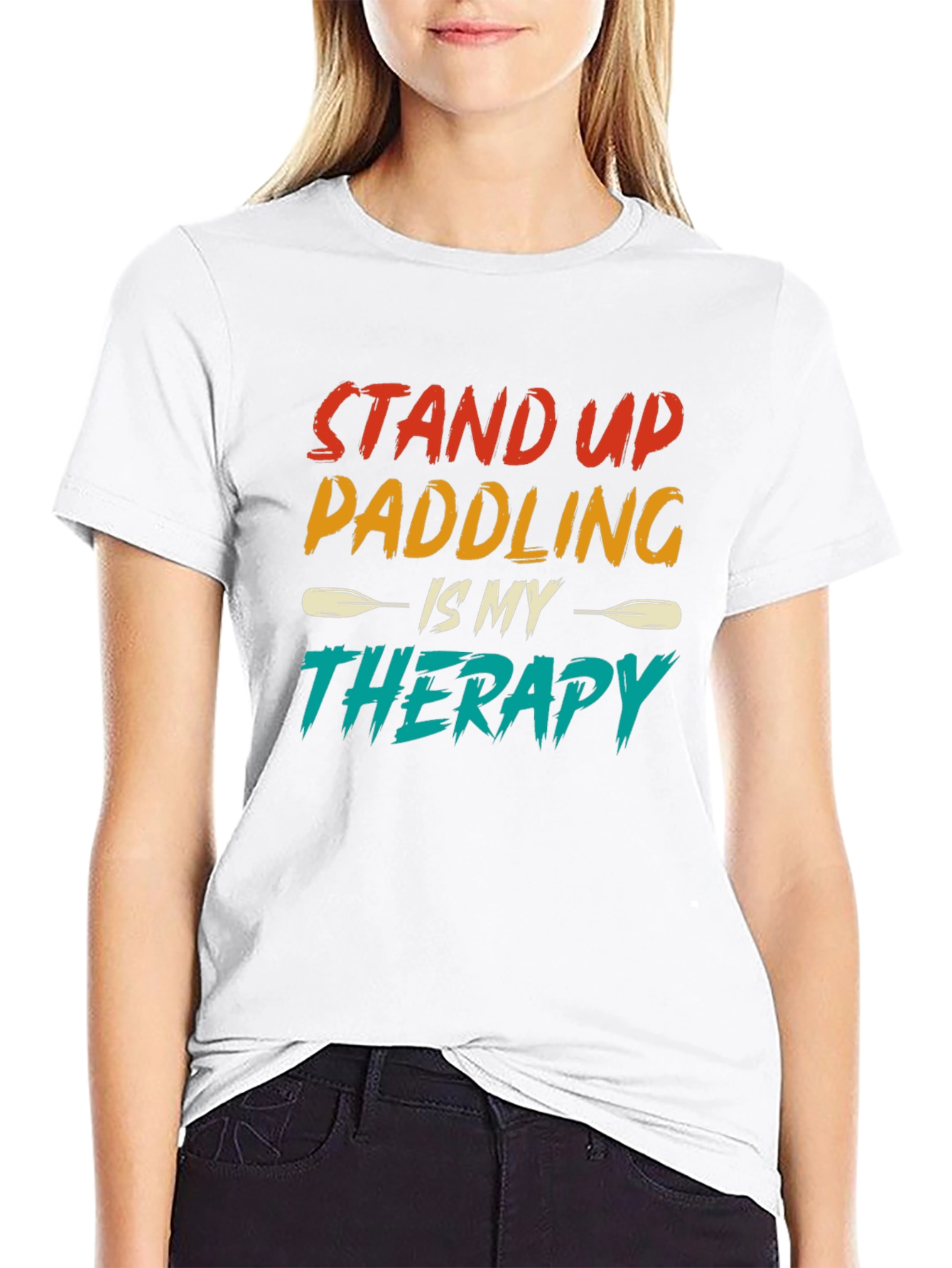 Stand Up Paddling Therapy Tee