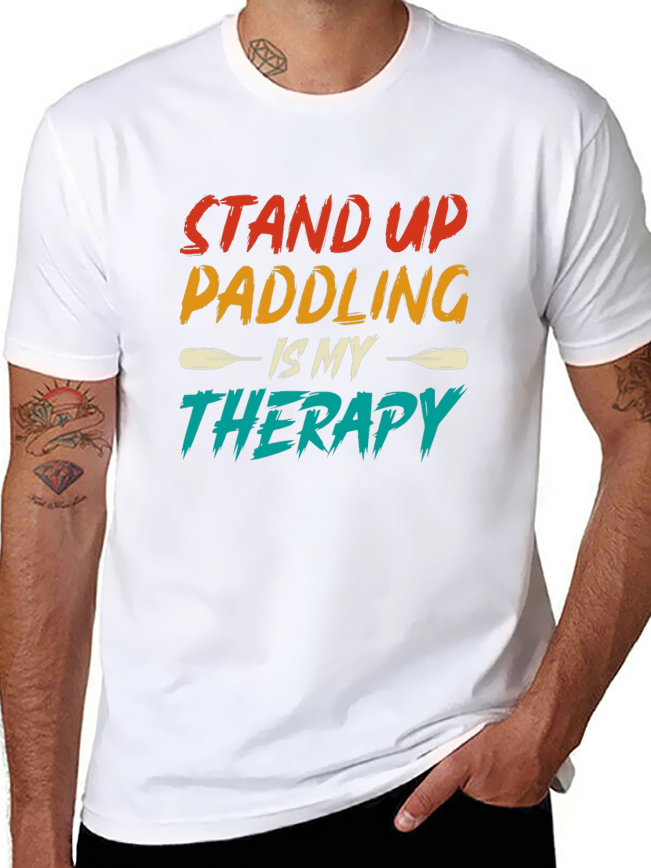 Stand Up Paddling Therapy Tee