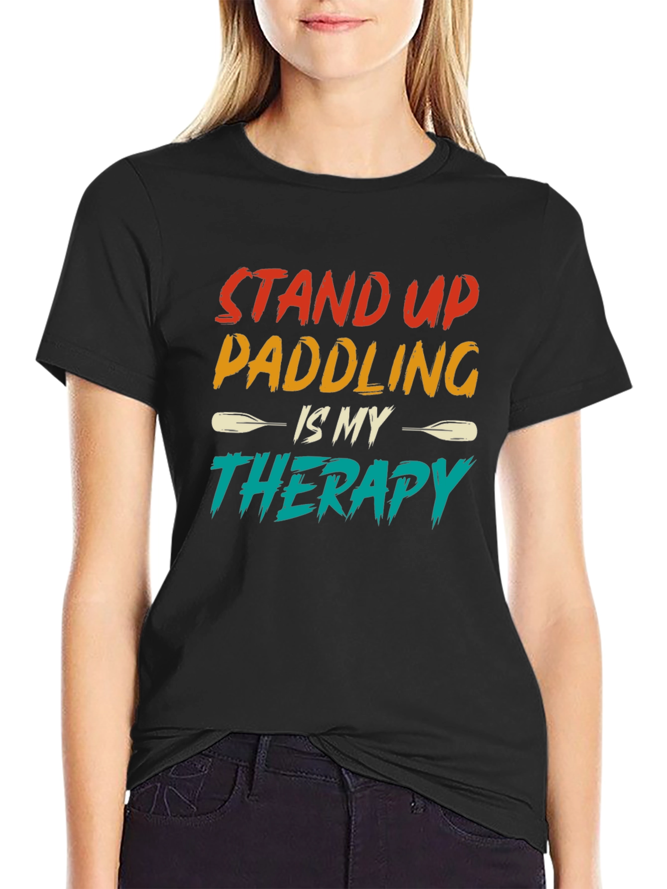 Stand Up Paddling Therapy Tee
