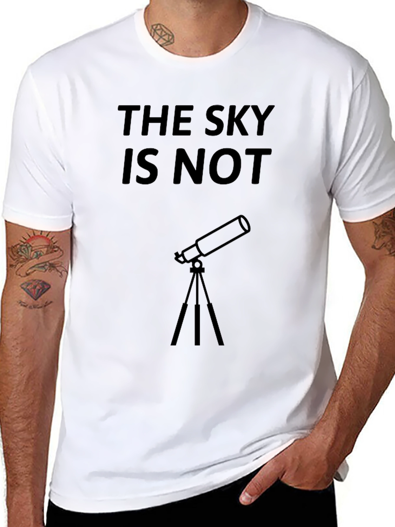 The Sky Is Not Telescope Graphic Tee