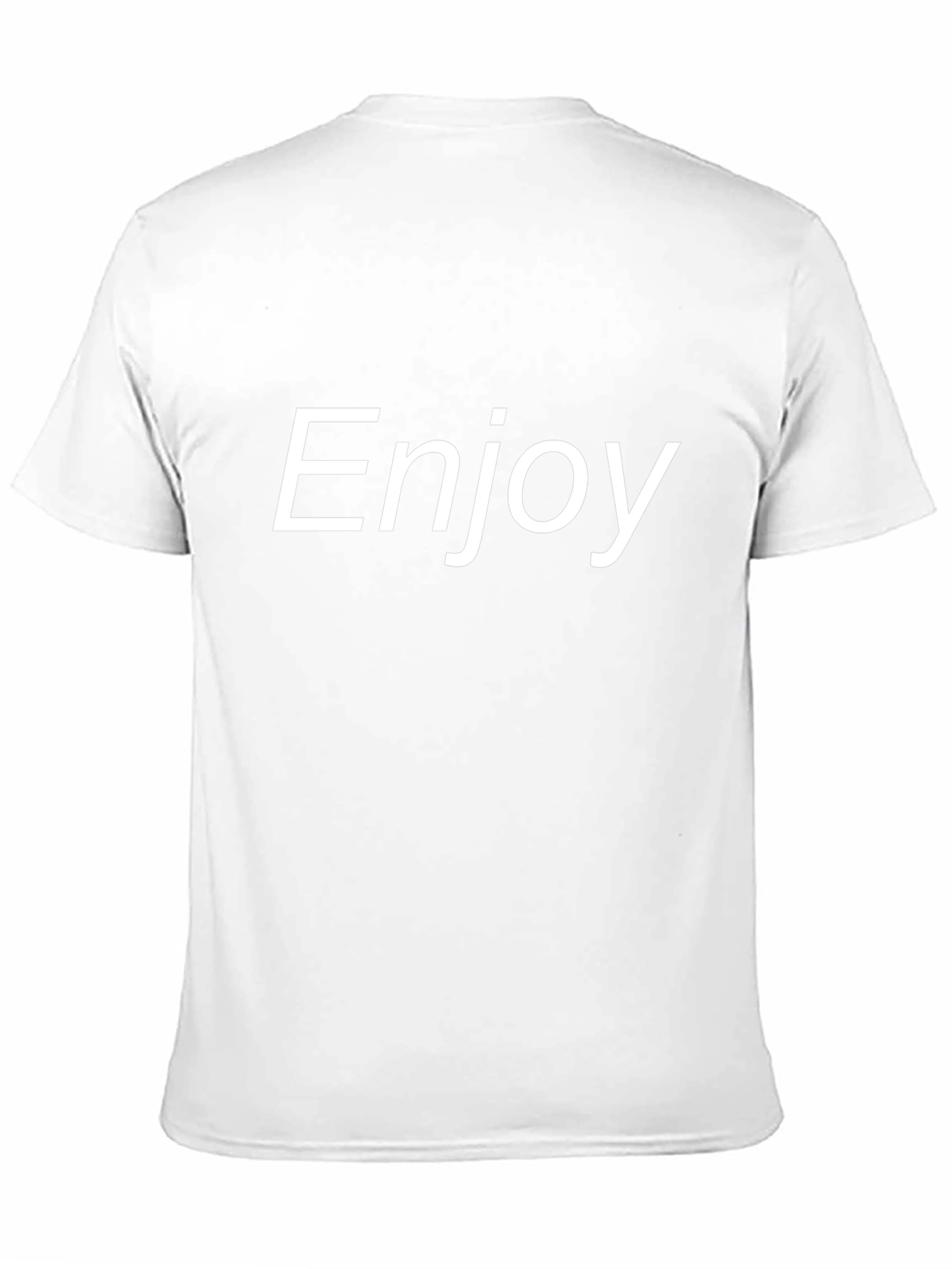 Enjoy Black T-Shirt - Casual Comfort