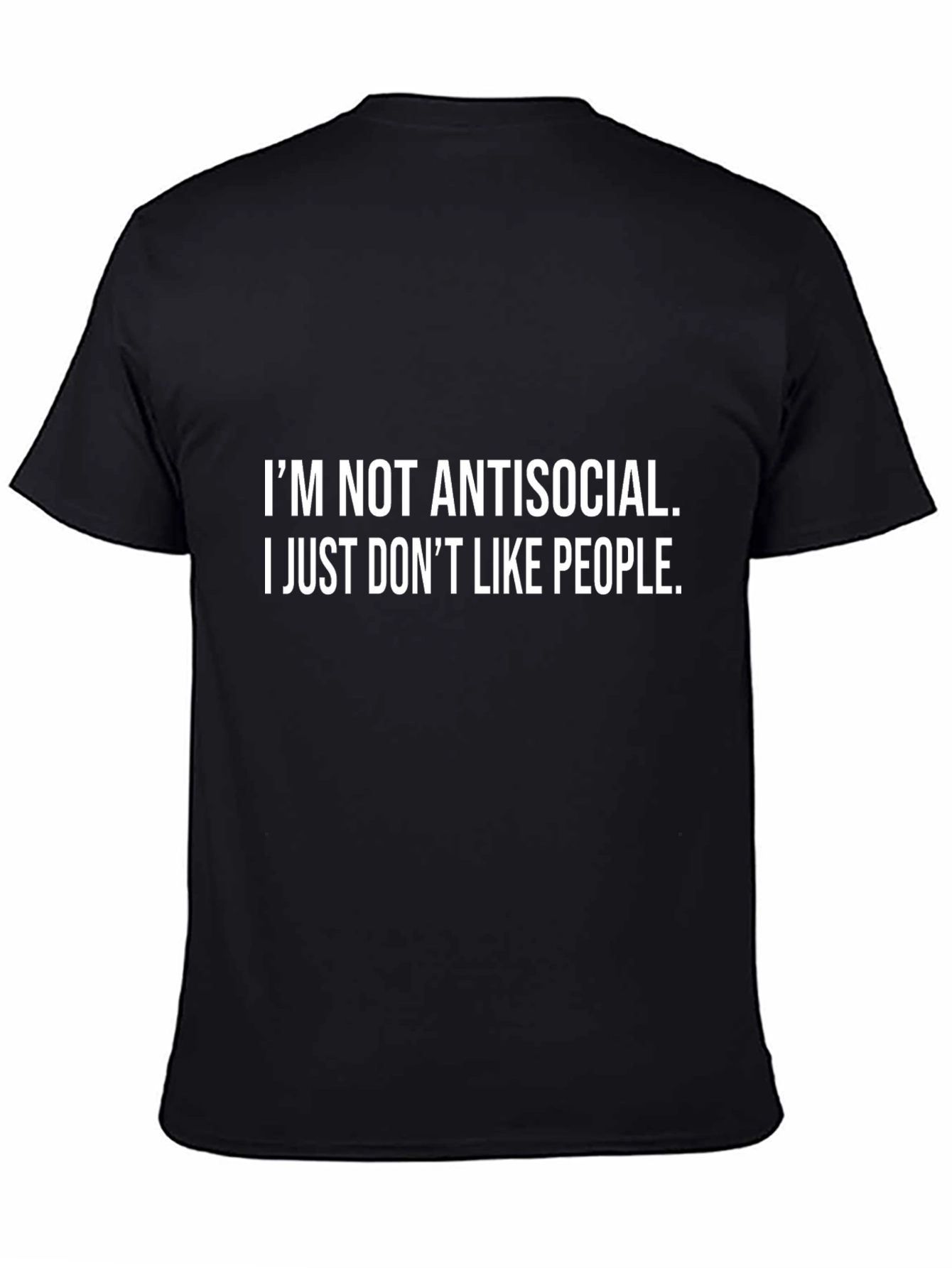 Anti-Social Humor Graphic T-Shirt