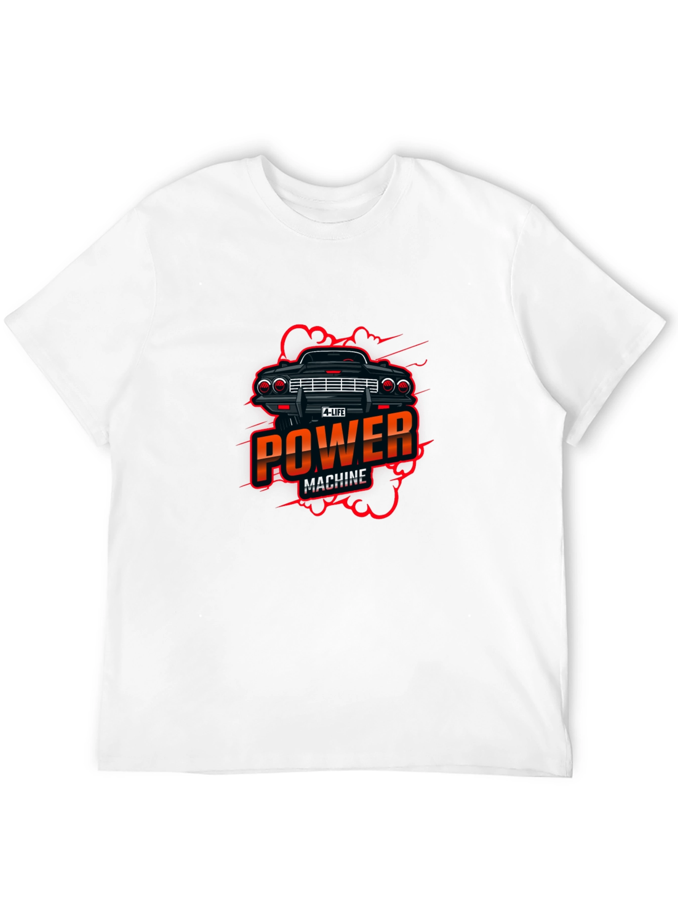 Power Machine Graphic Black T-Shirt