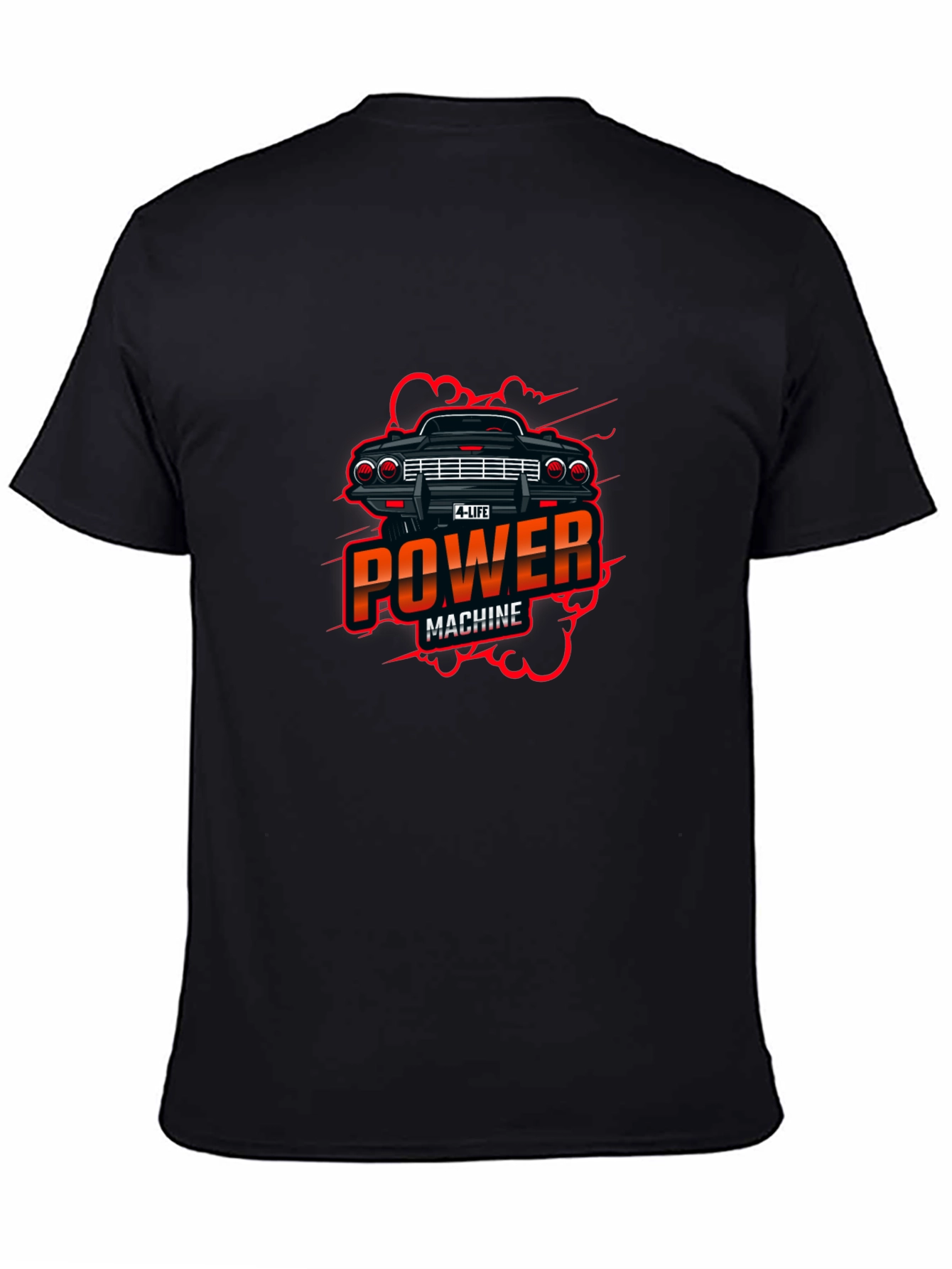 Power Machine Graphic Black T-Shirt