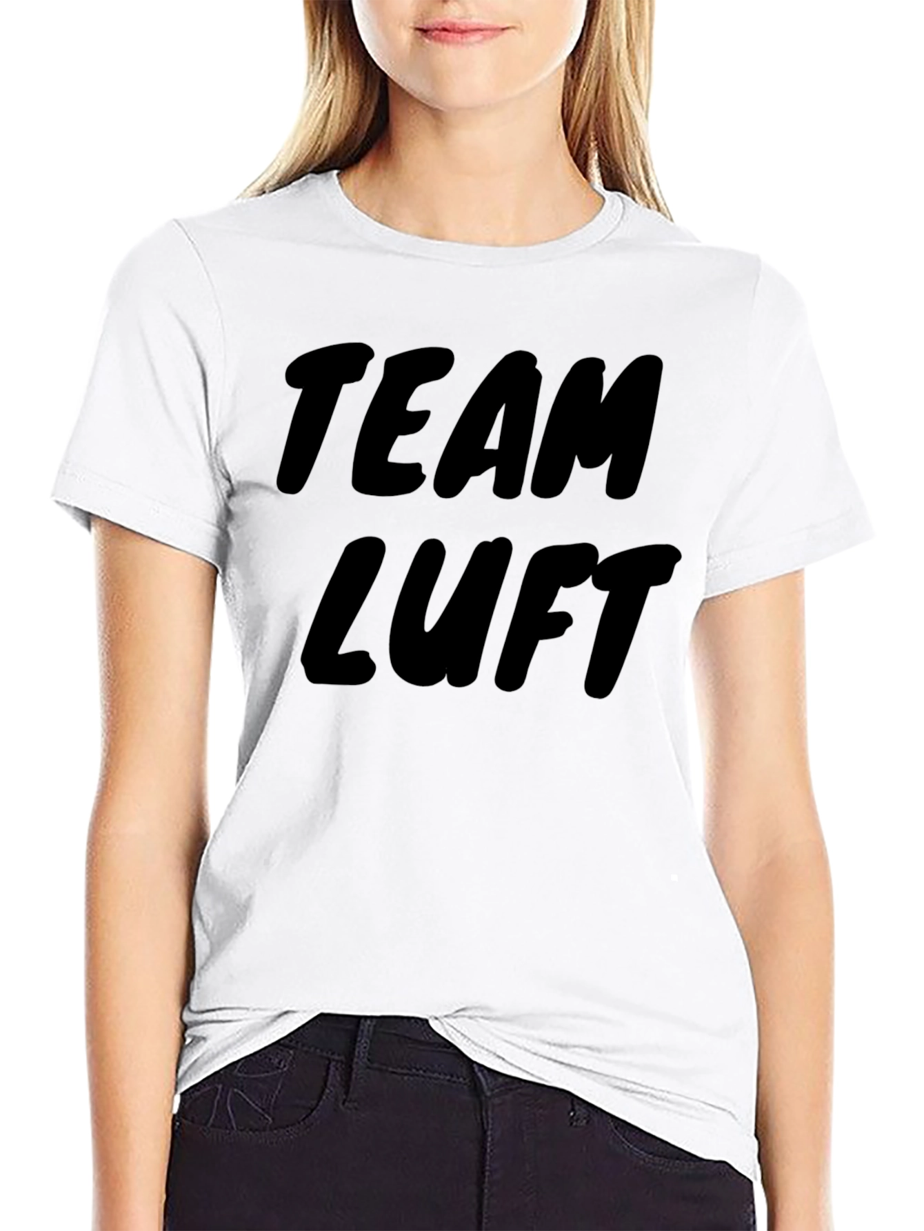 Team Luft Black Graphic T-Shirt