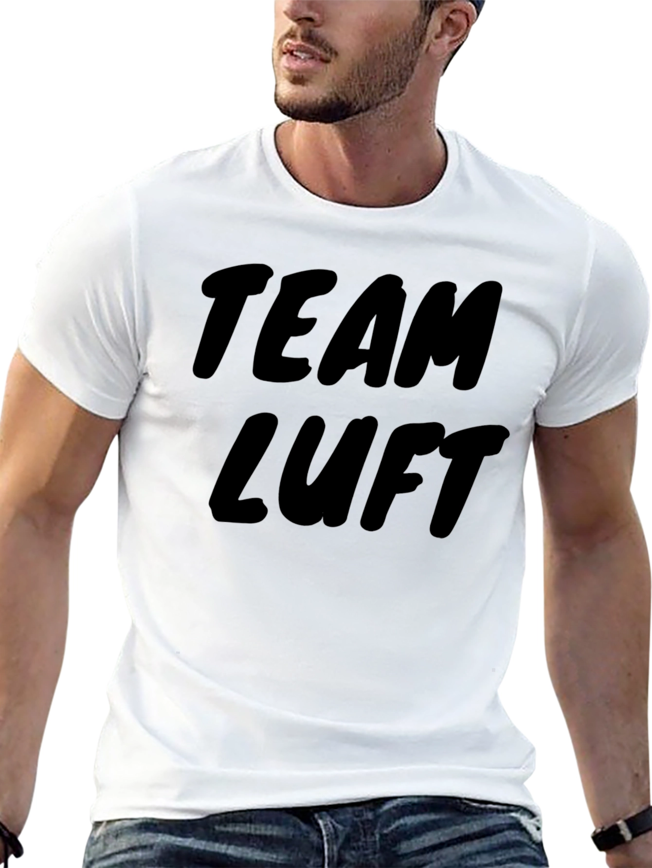 Team Luft Black Graphic T-Shirt