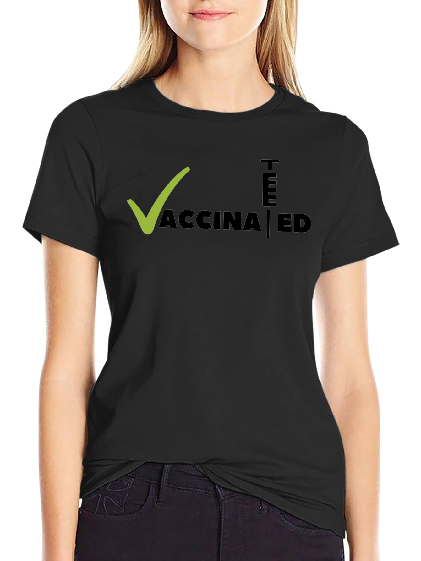 Vaccinated Tee - Stylish Statement T-Shirt