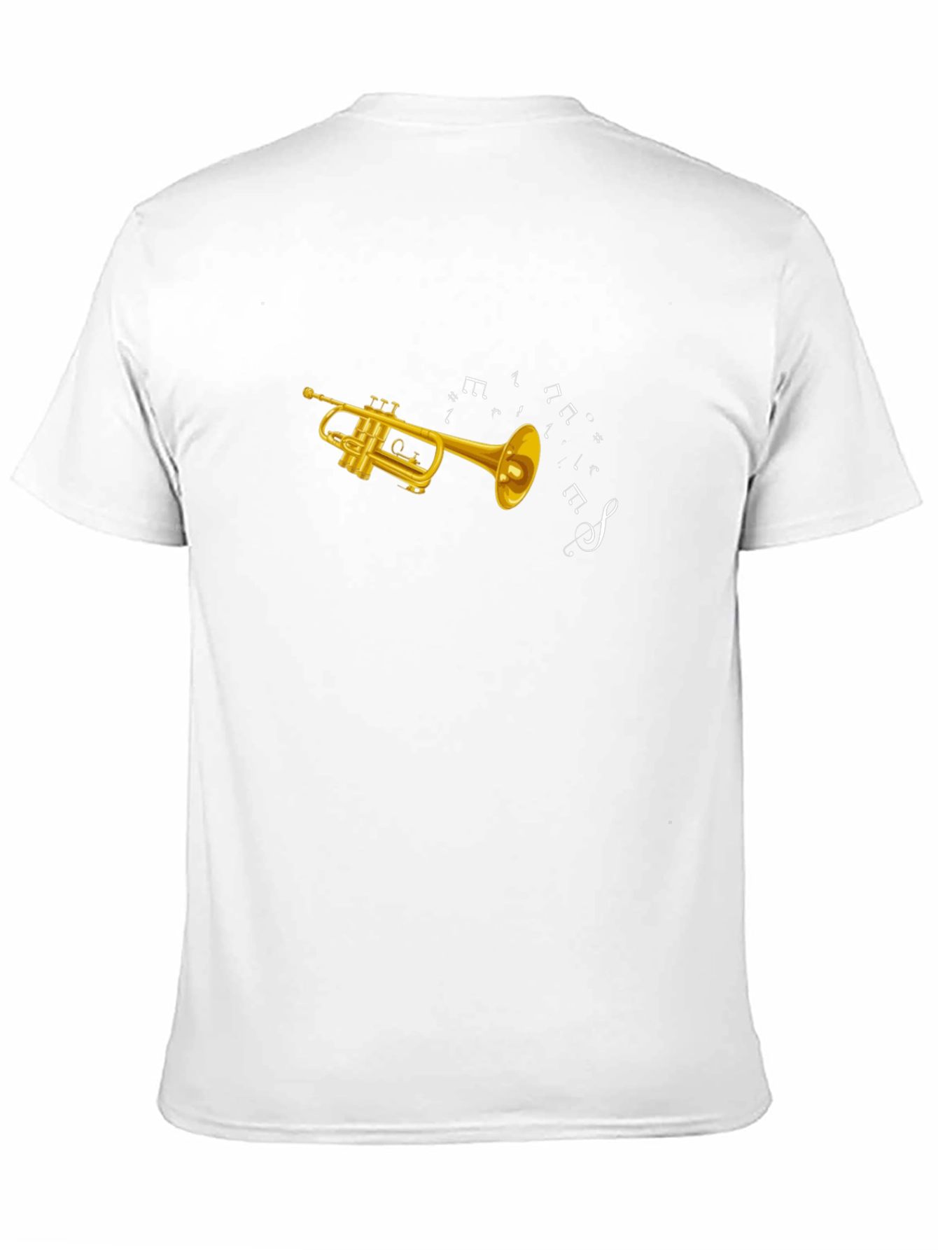 Trumpet Music Notes Graphic T-Shirt
