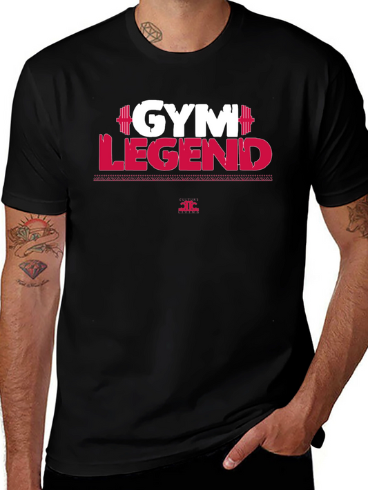 Gym Legend Graphic T-Shirt - Black