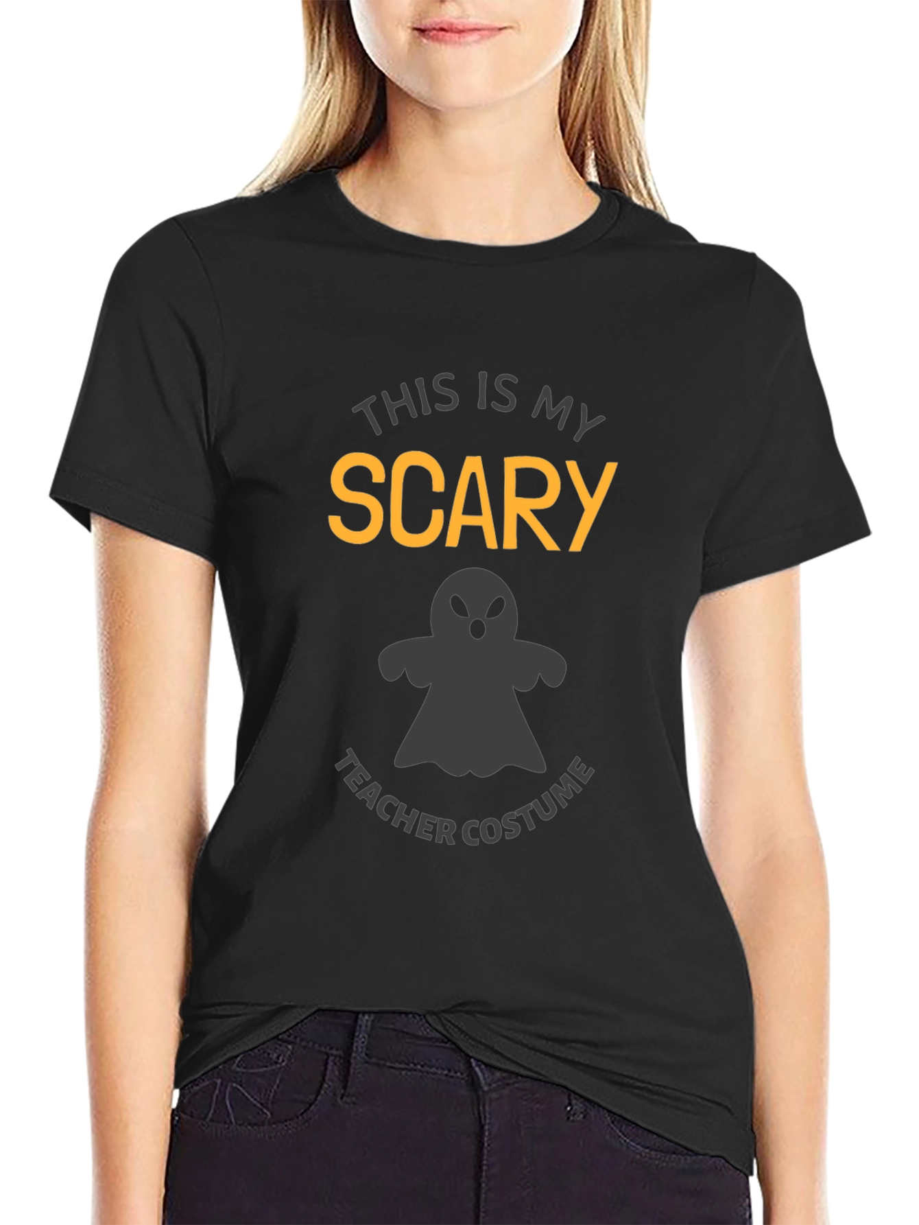 Scary Teacher Costume T-Shirt - Halloween Gift
