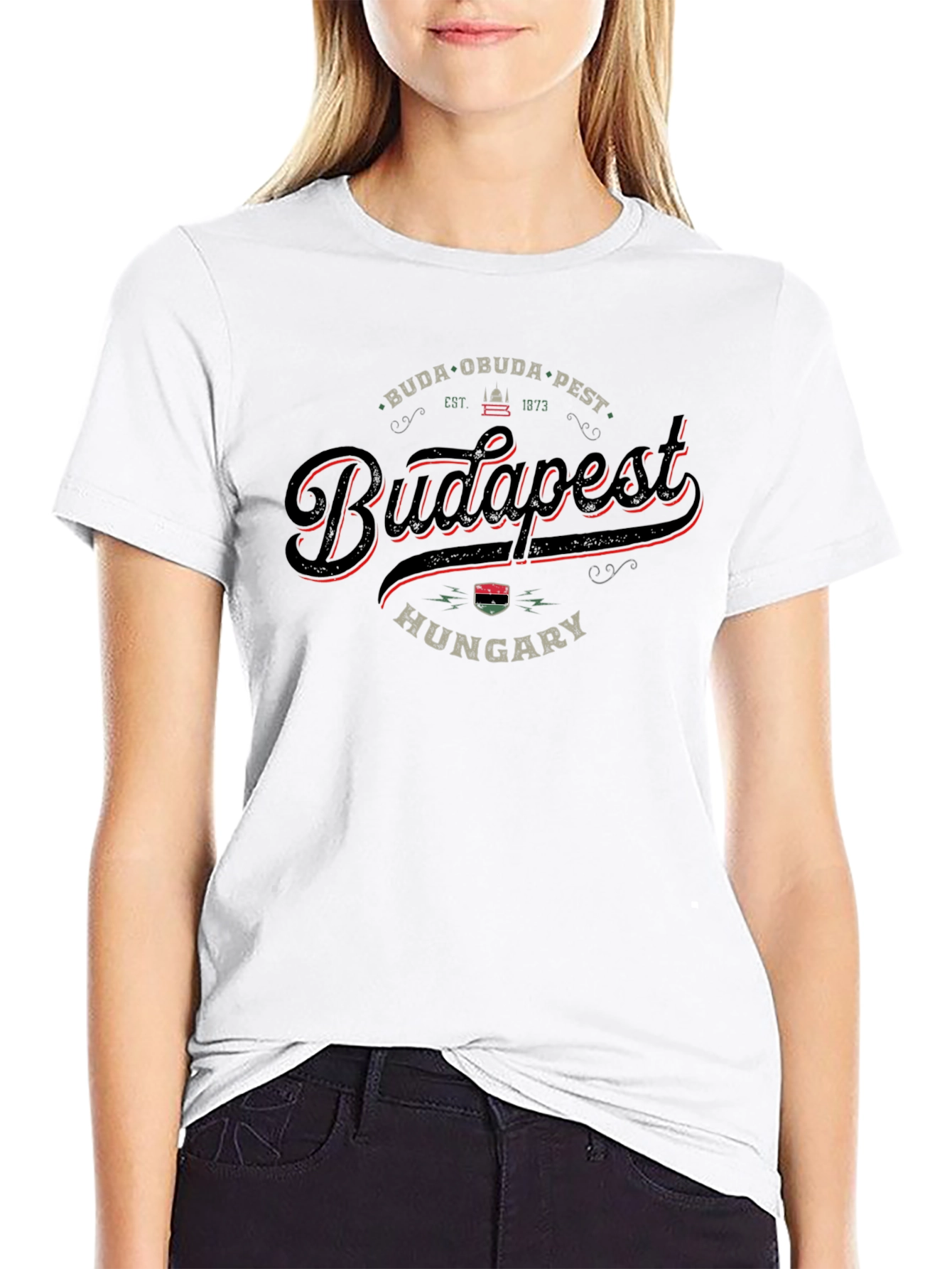 Budapest Hungary Black T-Shirt