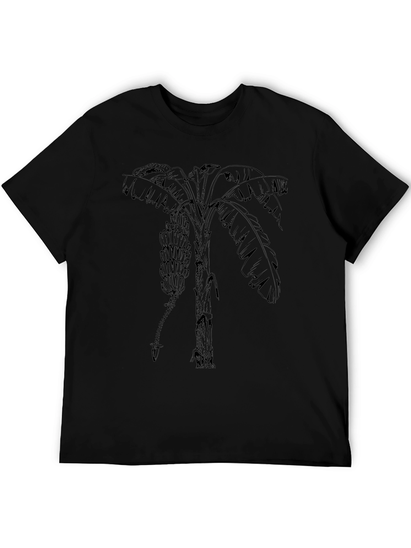Banana Tree Graphic Tee - Tropical Style