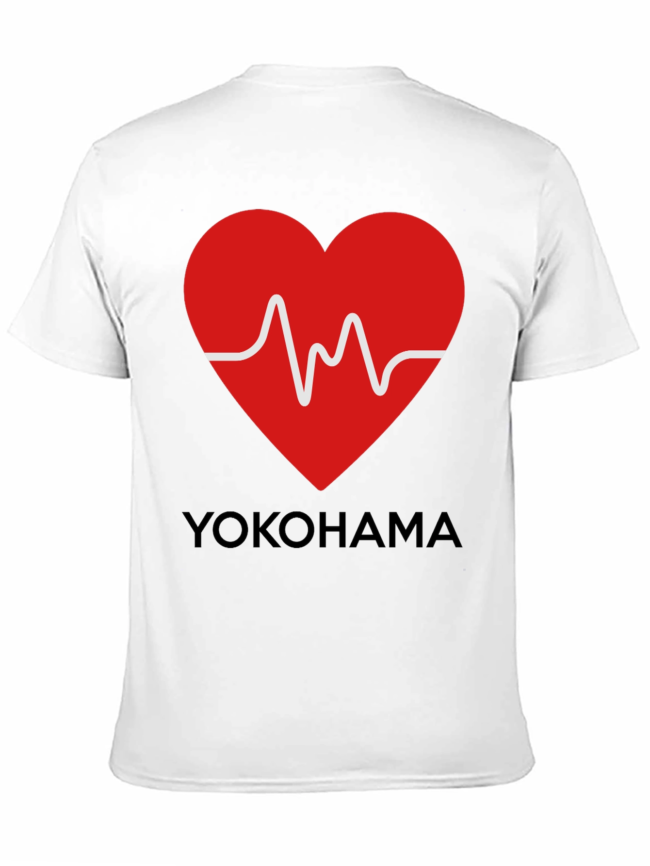 Yokohama Heartbeat Graphic Tee - Stylish Casual Wear