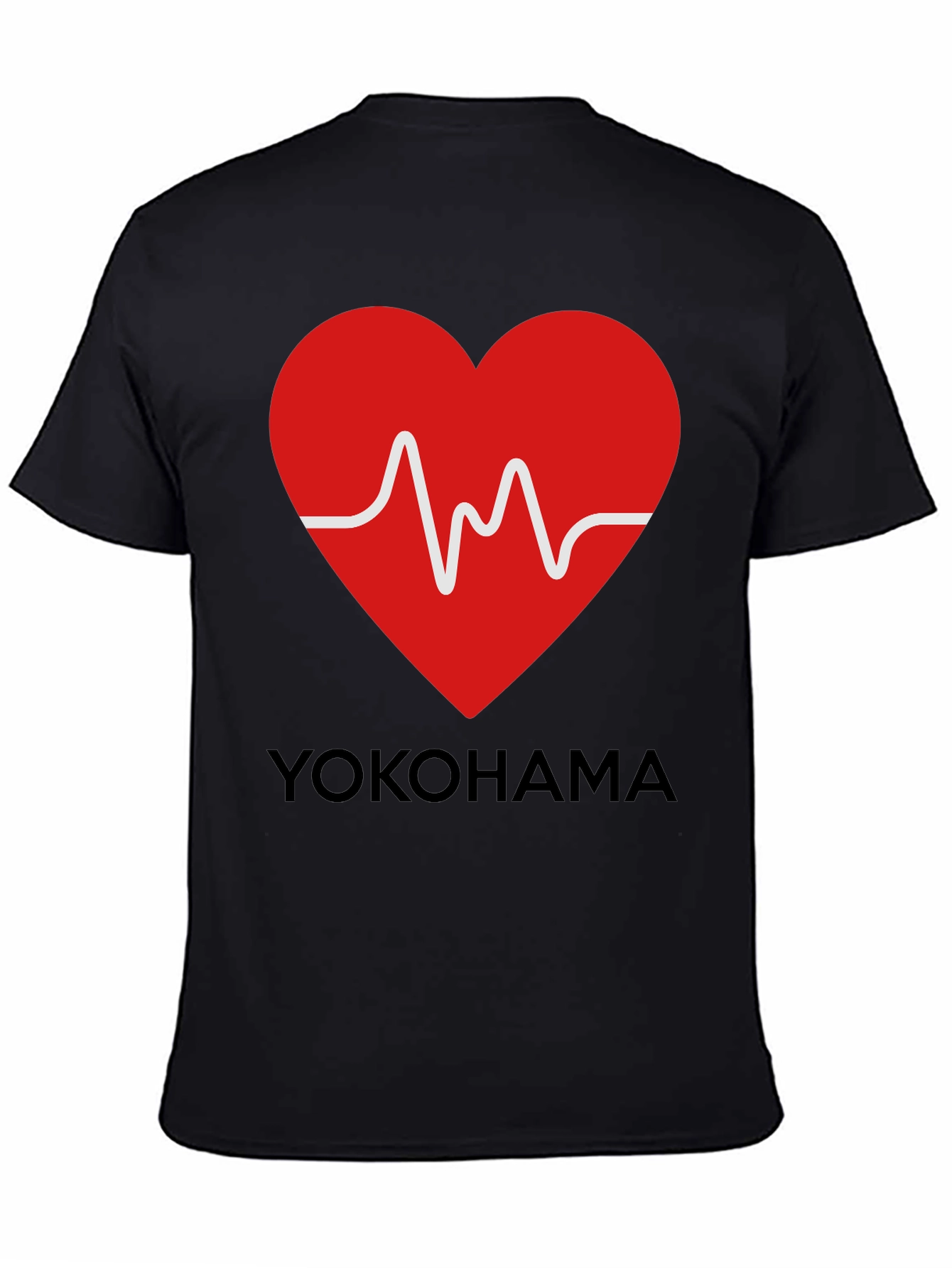 Yokohama Heartbeat Graphic Tee - Stylish Casual Wear