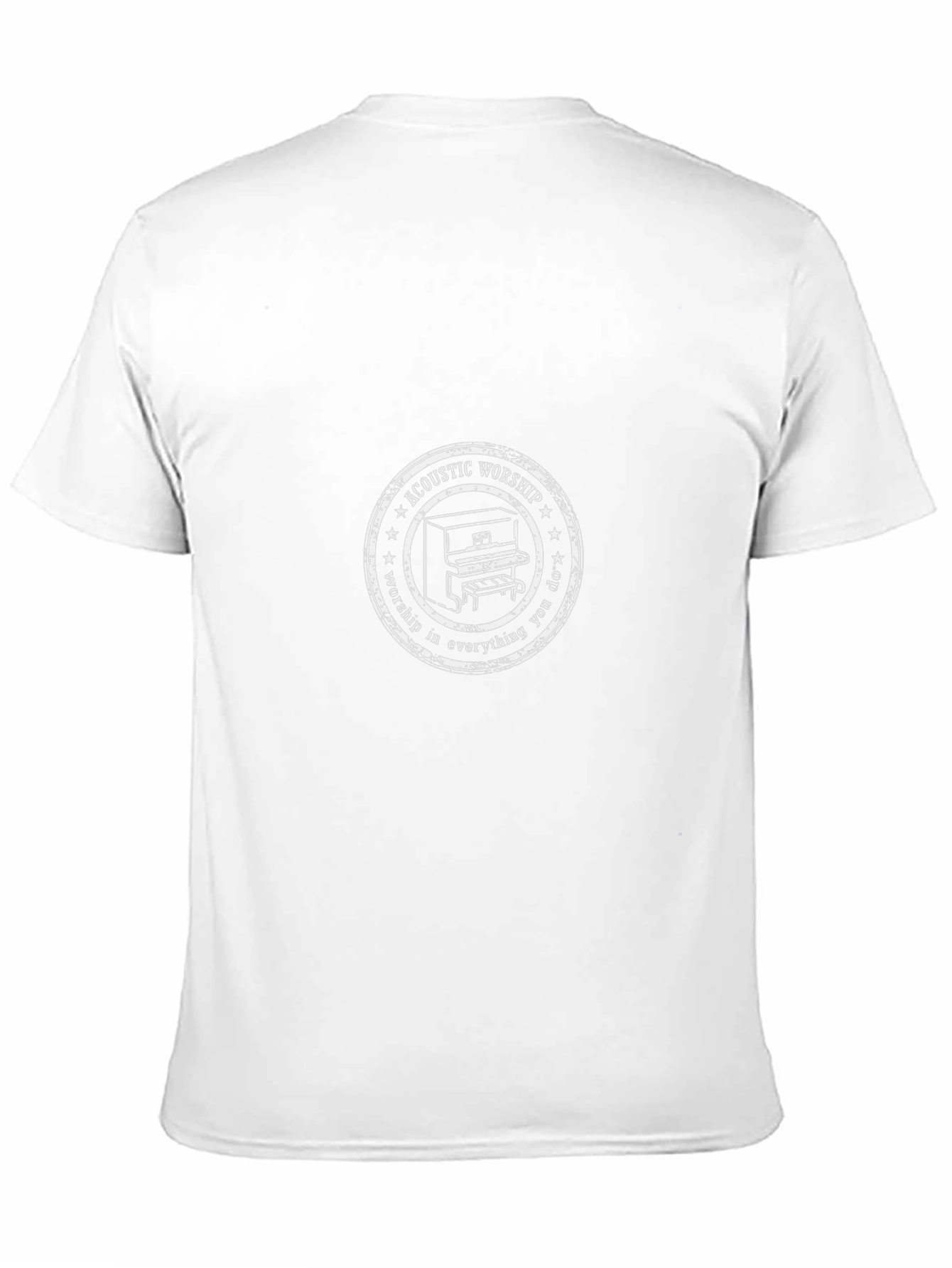 Acoustic Worship Piano Graphic T-Shirt