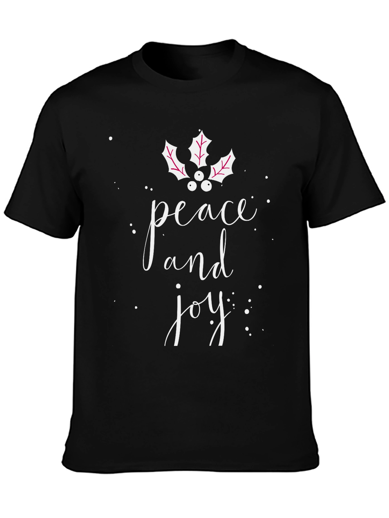 Peace & Joy Graphic Tee - Holiday Cheer