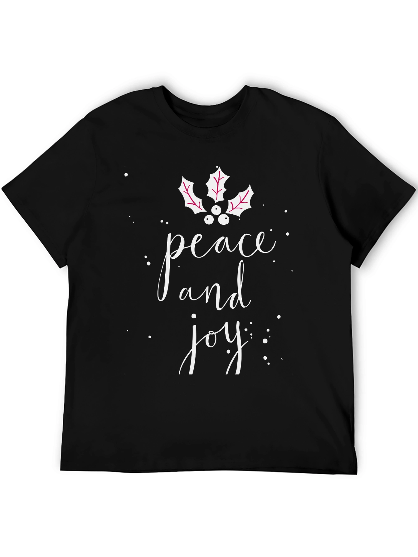 Peace & Joy Graphic Tee - Holiday Cheer