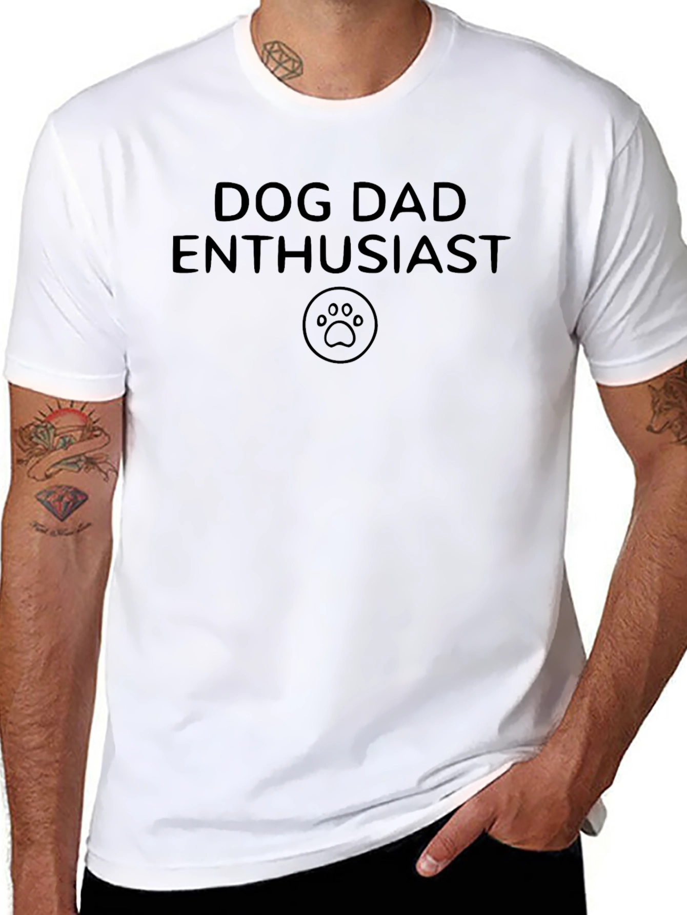 Dog Dad Enthusiast T-Shirt