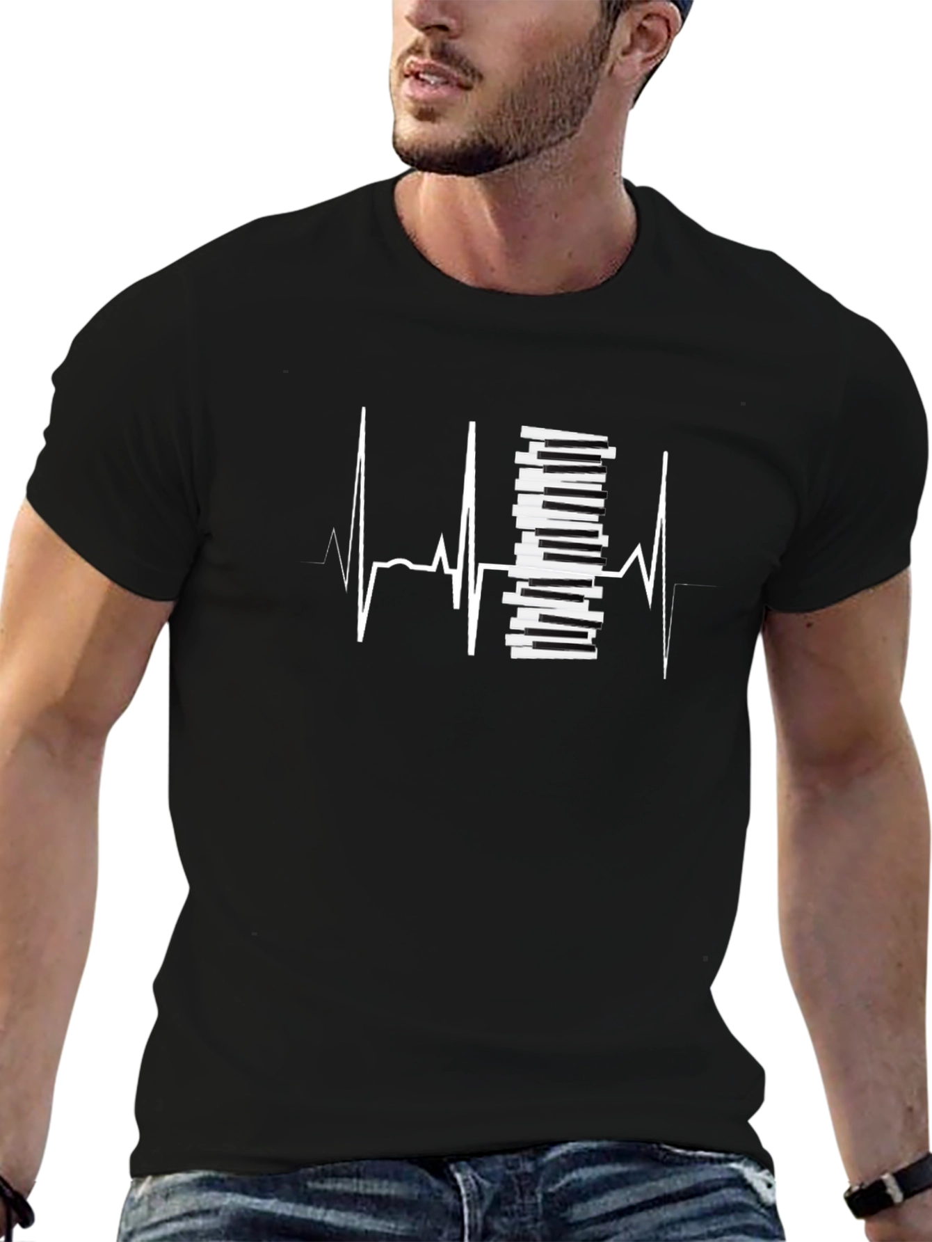 Music Lovers Heartbeat Tee