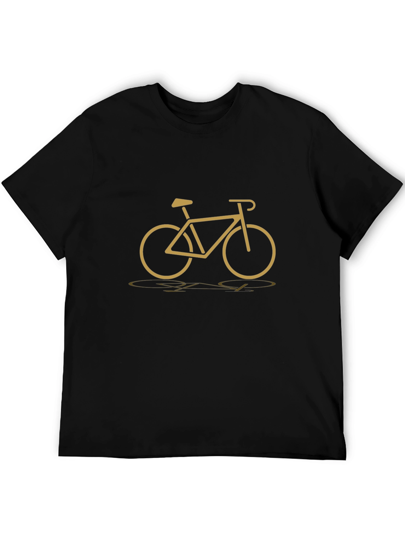 Stylish Black Bike Graphic Tee