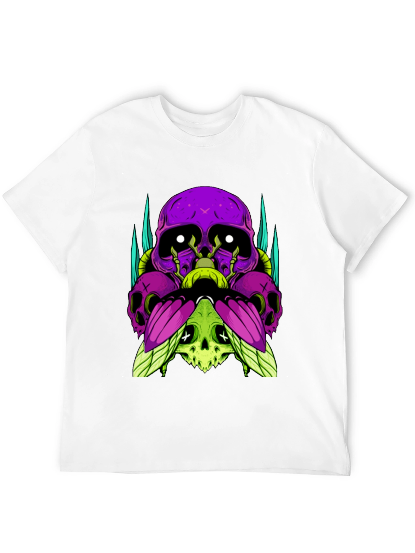 Skull Stack Graphic Tee