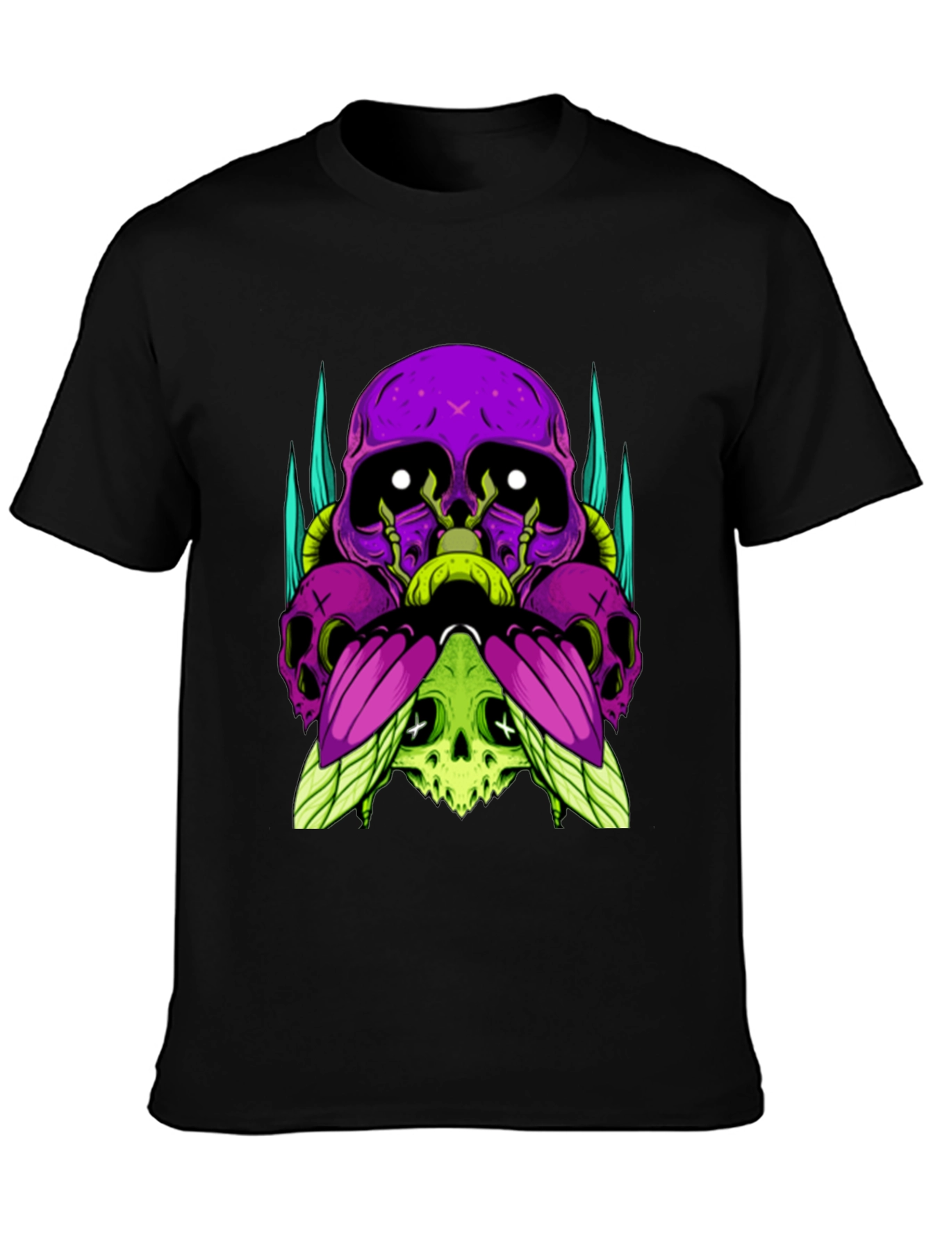 Skull Stack Graphic Tee