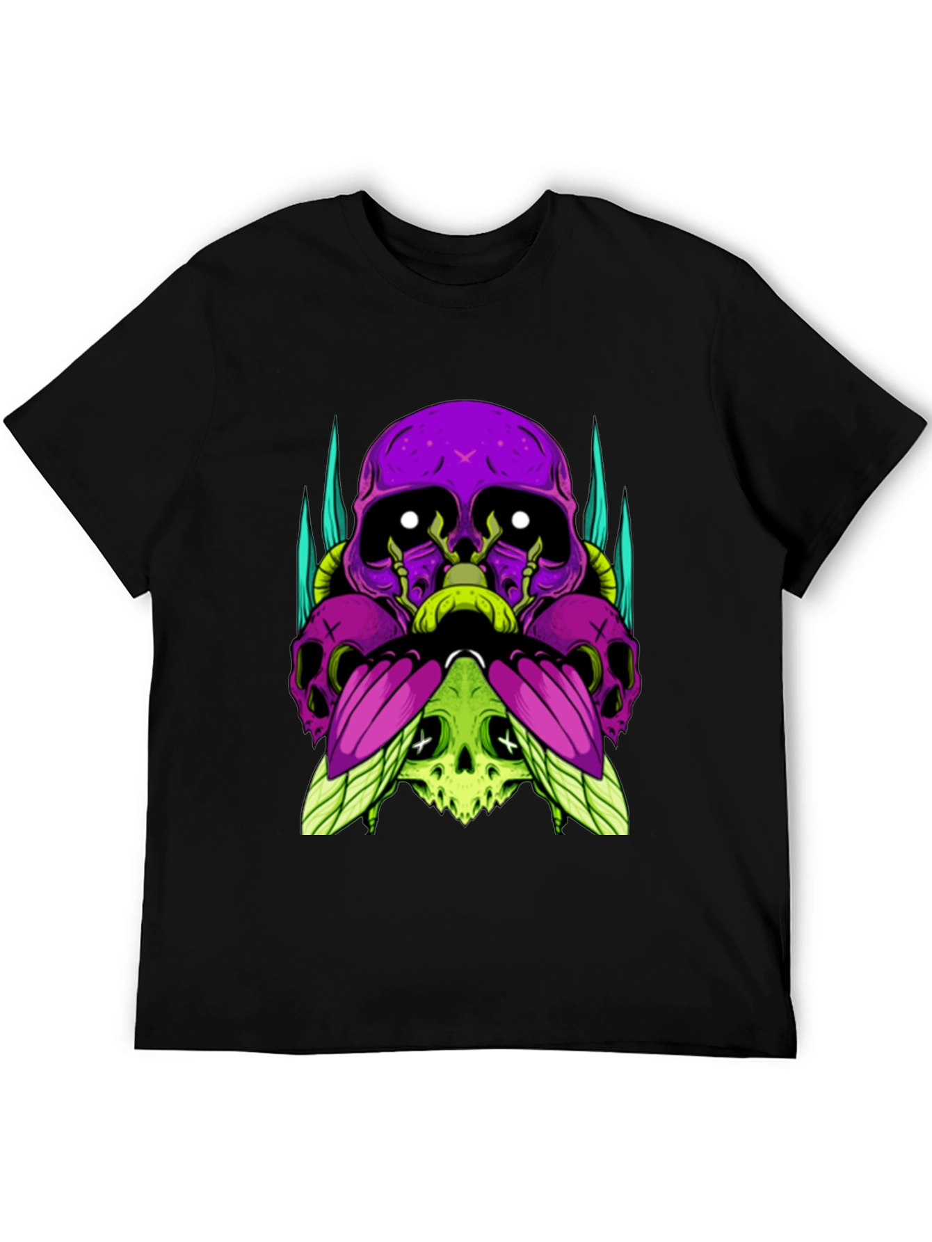 Skull Stack Graphic Tee