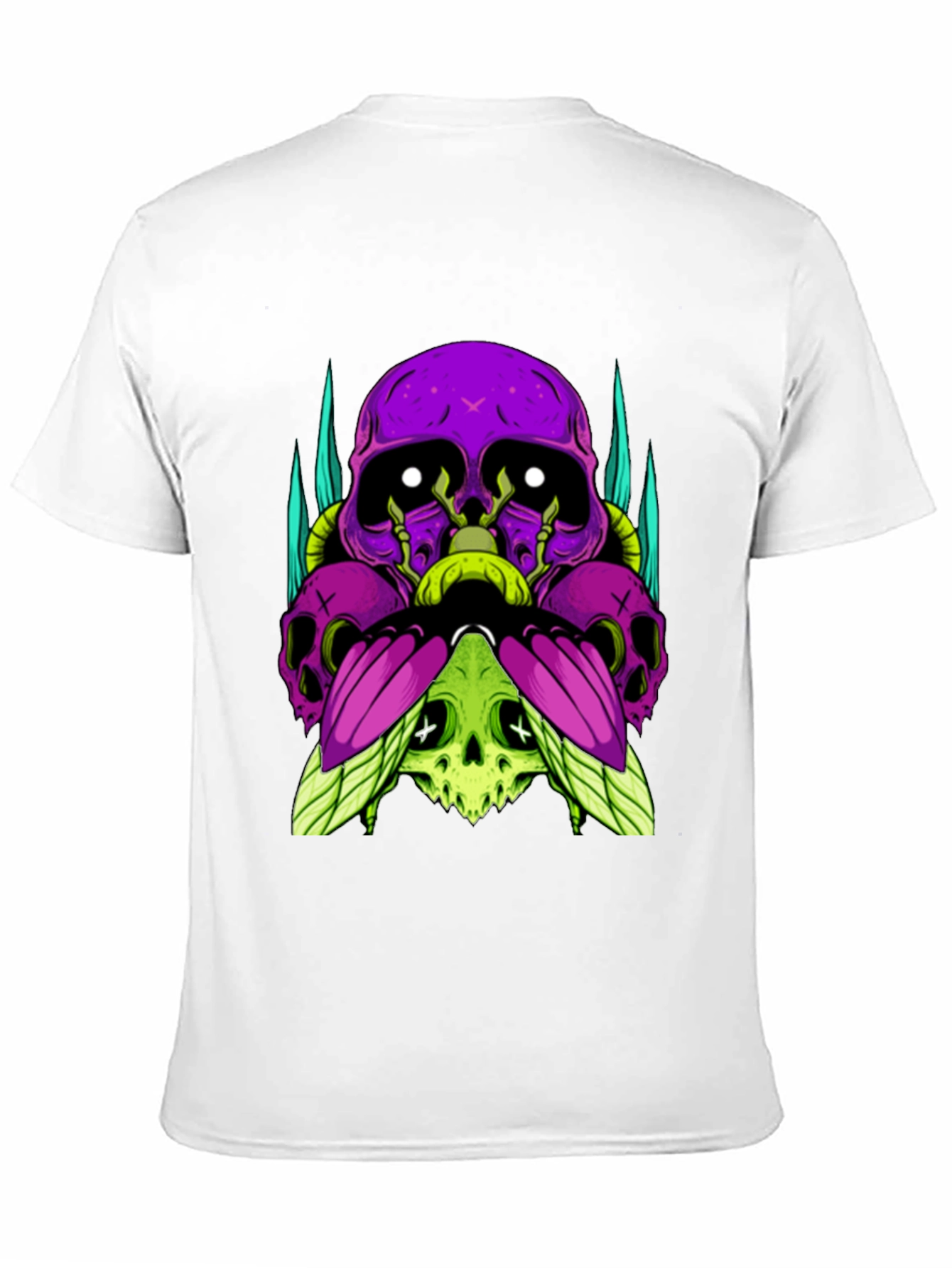 Skull Stack Graphic Tee