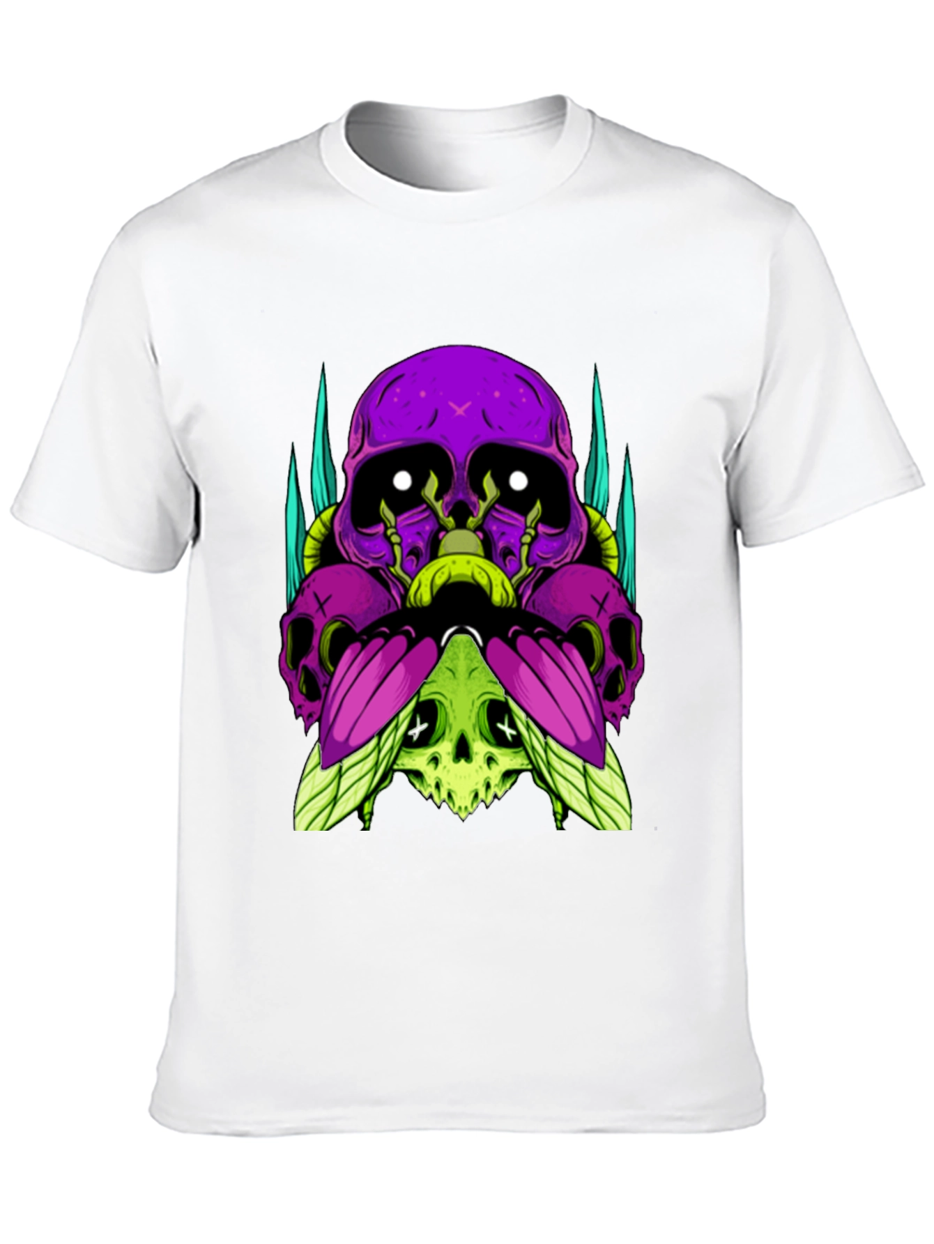 Skull Stack Graphic Tee