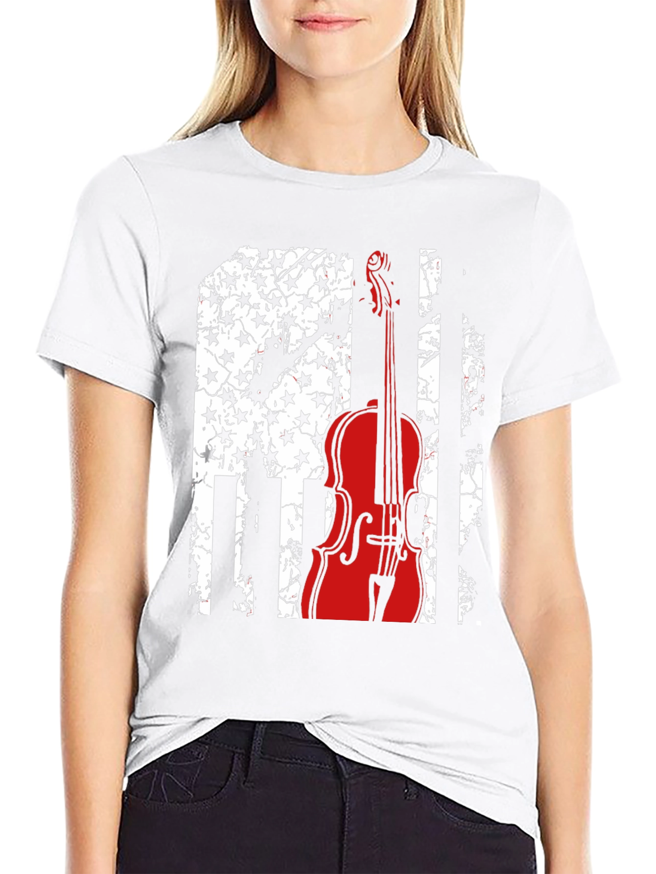 Patriotic Violin T-Shirt