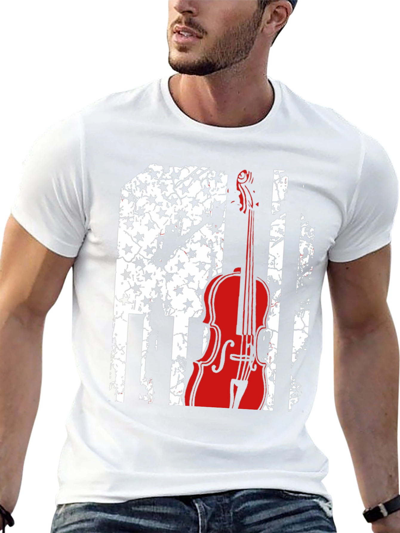 Patriotic Violin T-Shirt