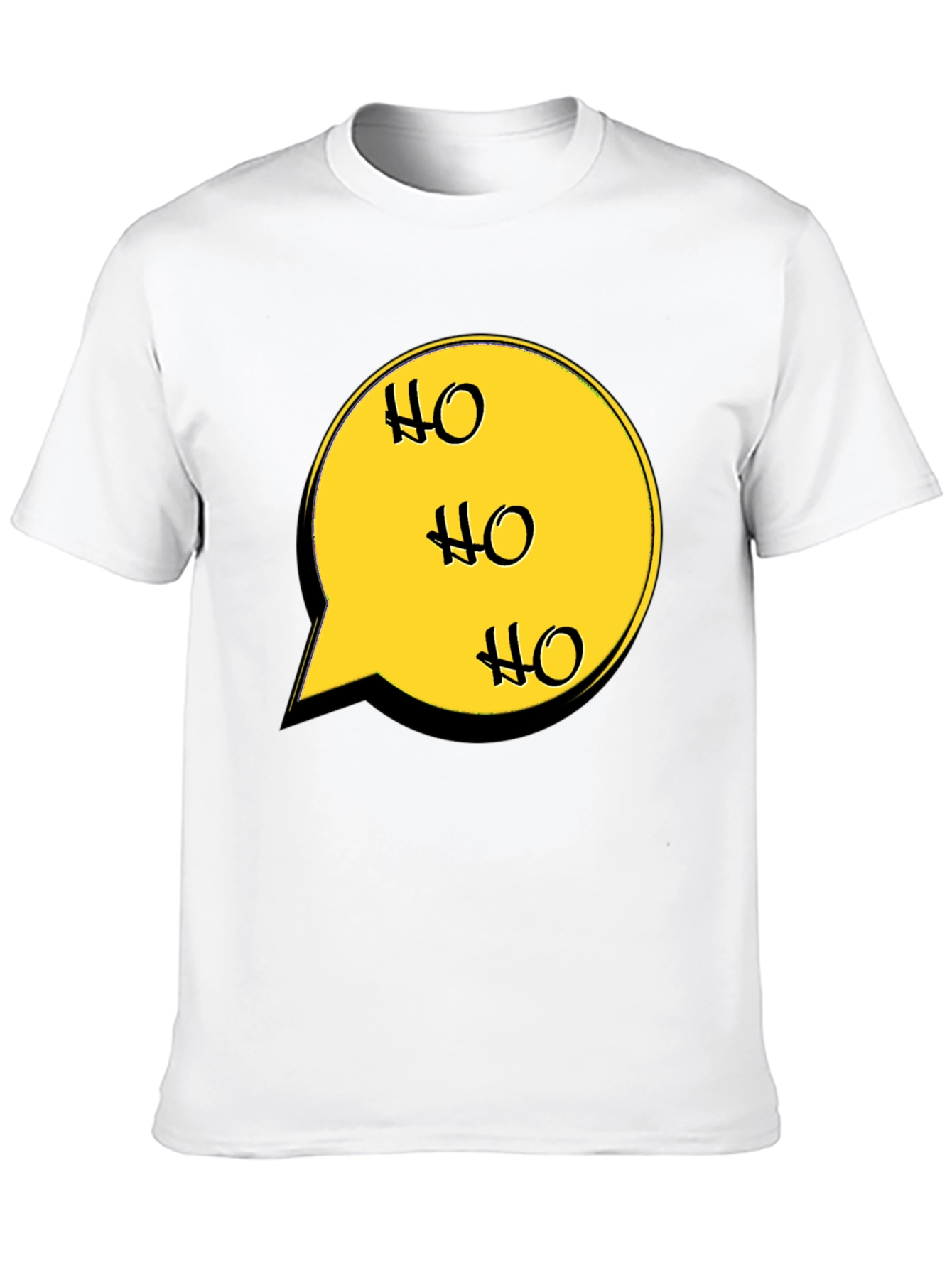Festive Ho Ho Ho Speech Bubble Graphic T-Shirt