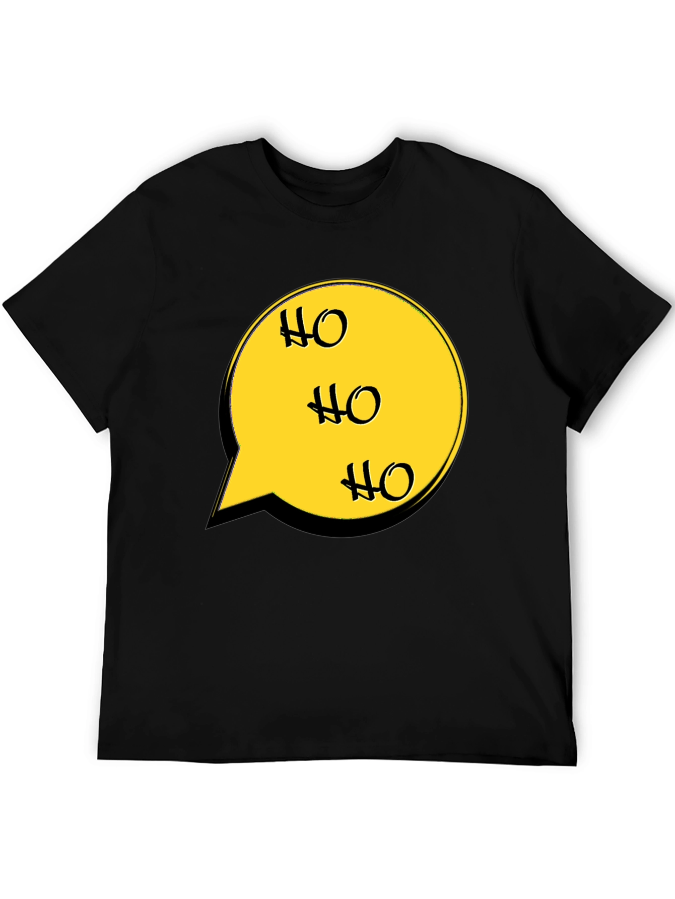 Festive Ho Ho Ho Speech Bubble Graphic T-Shirt