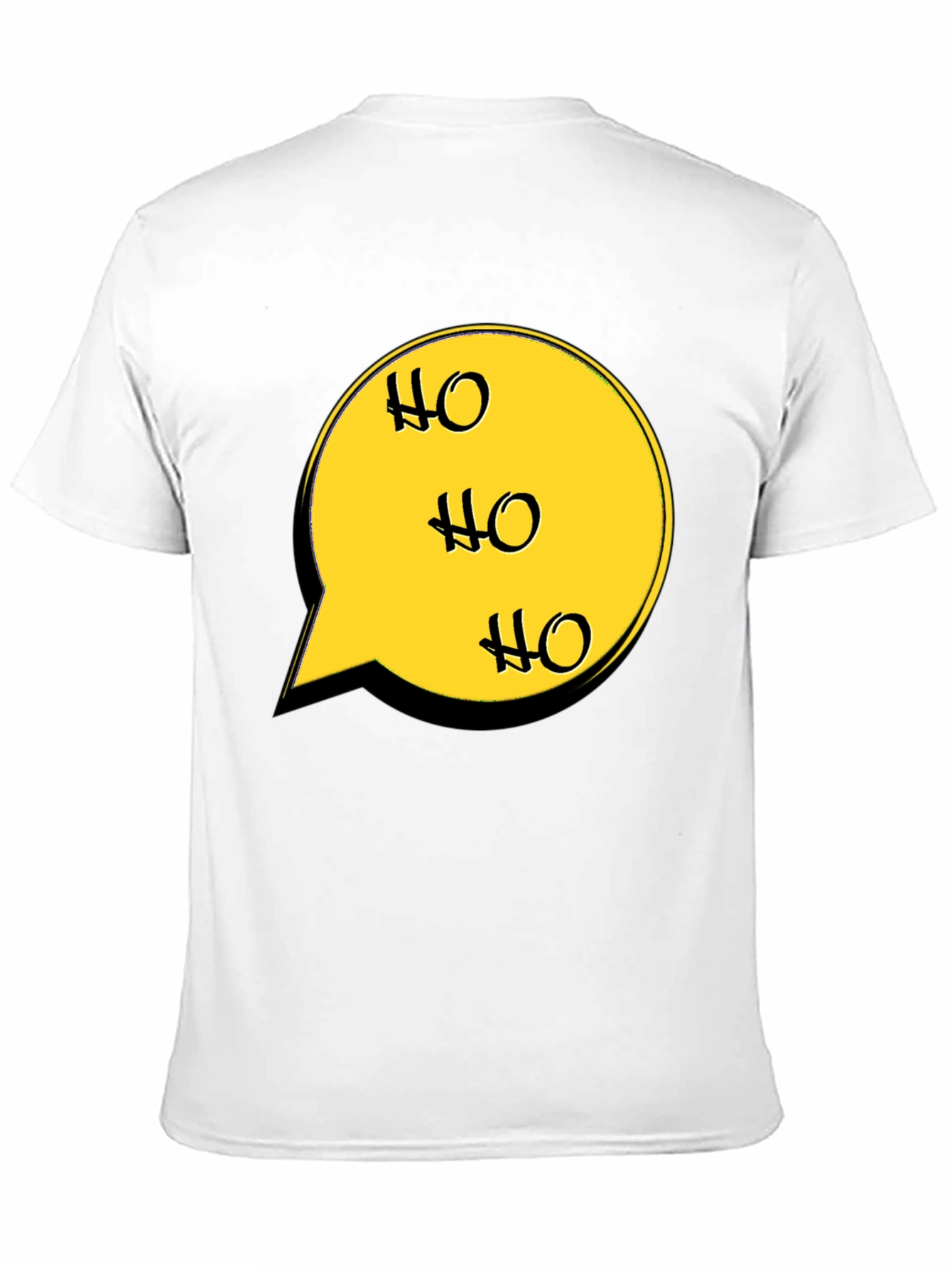Festive Ho Ho Ho Speech Bubble Graphic T-Shirt