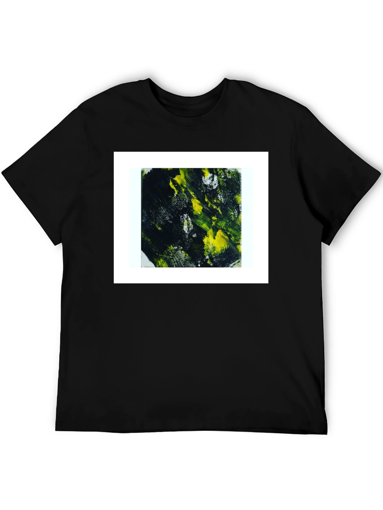 Abstract Art Print Black Tee