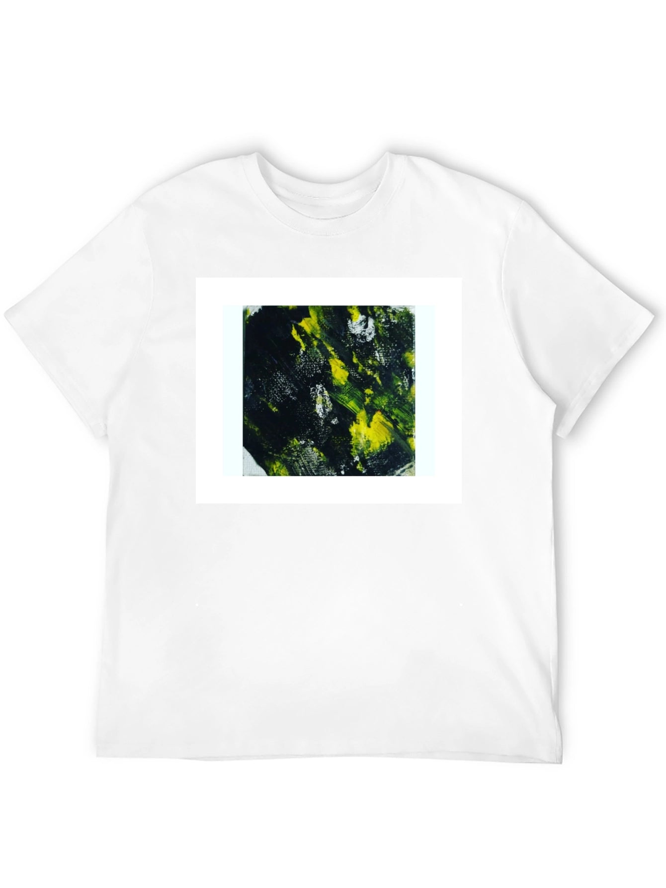 Abstract Art Print Black Tee