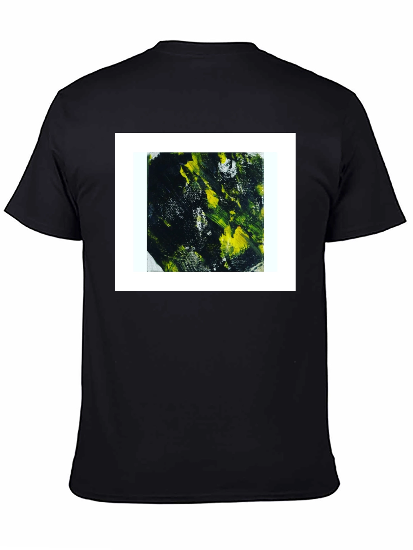 Abstract Art Print Black Tee