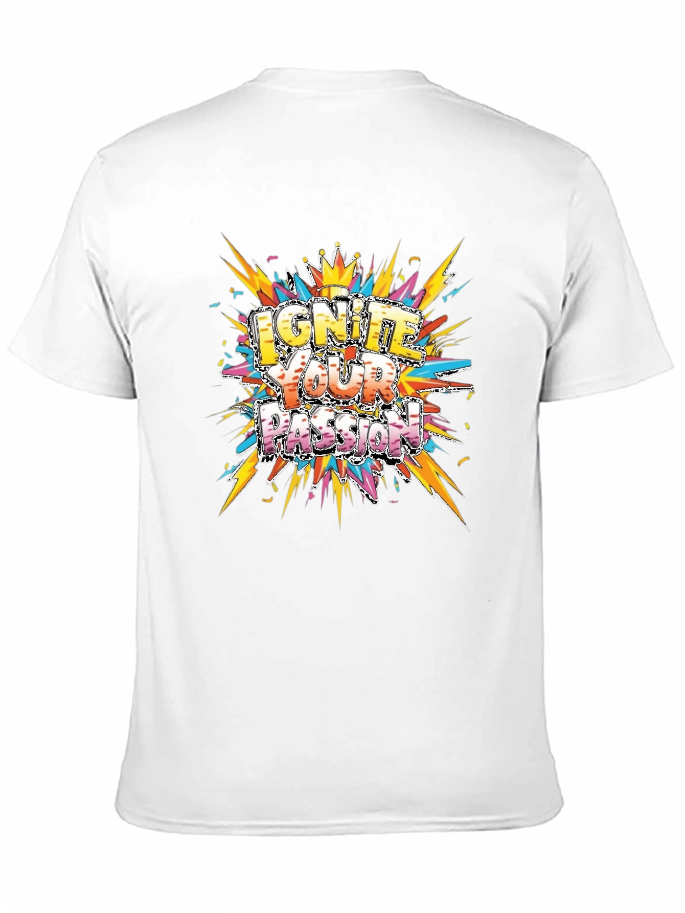 Ignite Your Passion Graphic Tee - Mens Black T-Shirt