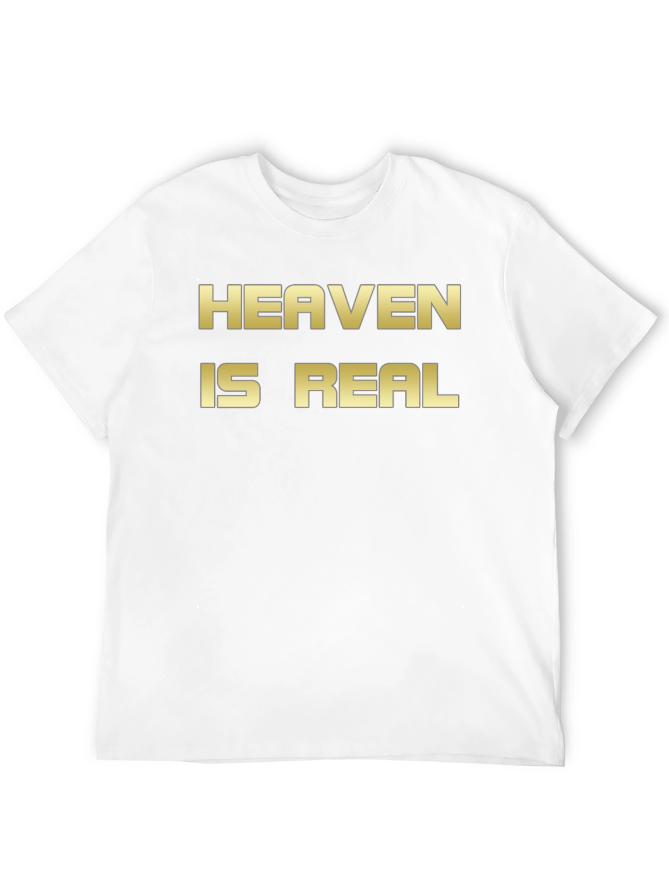 Heaven Is Real Graphic T-Shirt Black