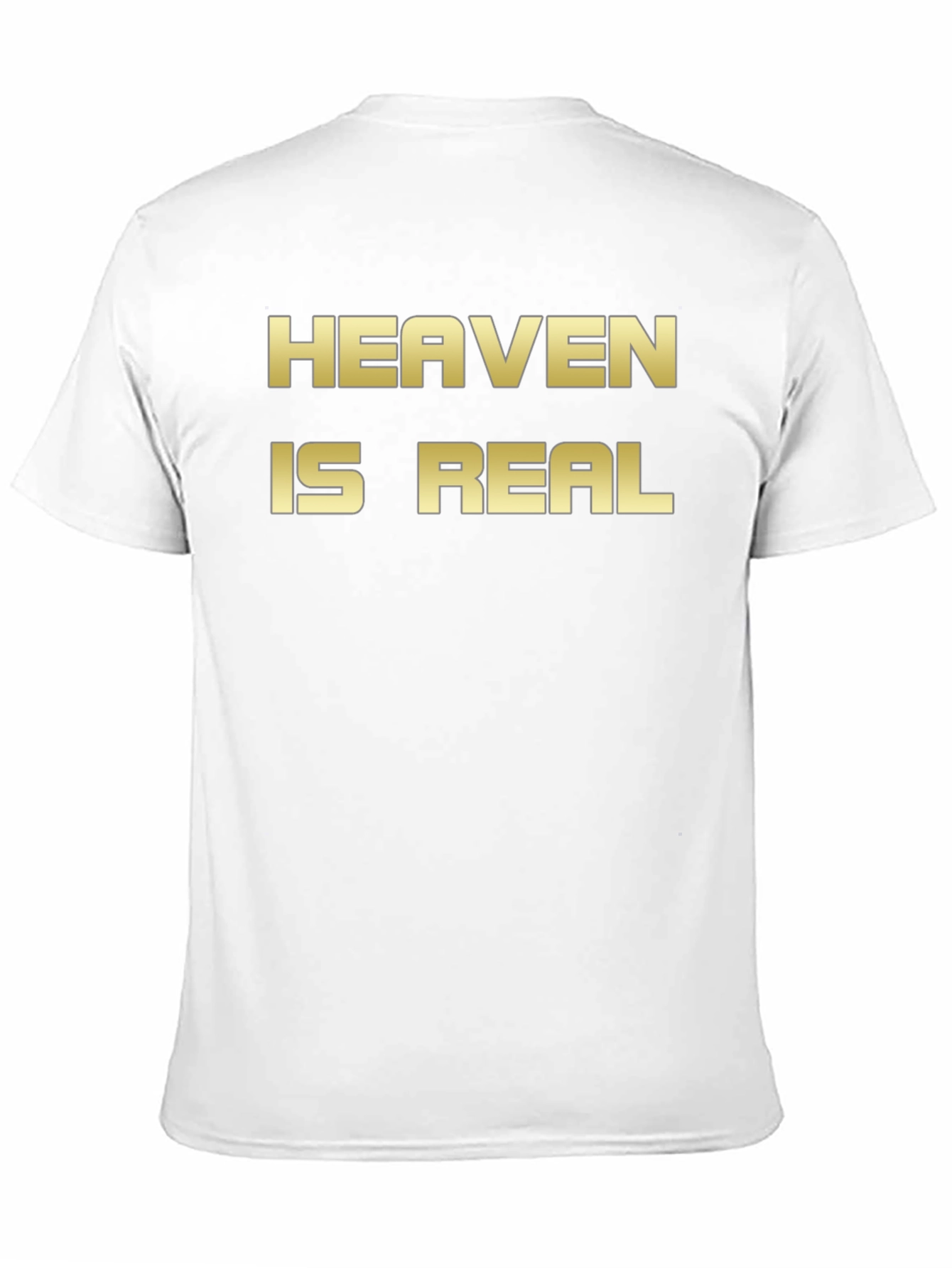 Heaven Is Real Graphic T-Shirt Black